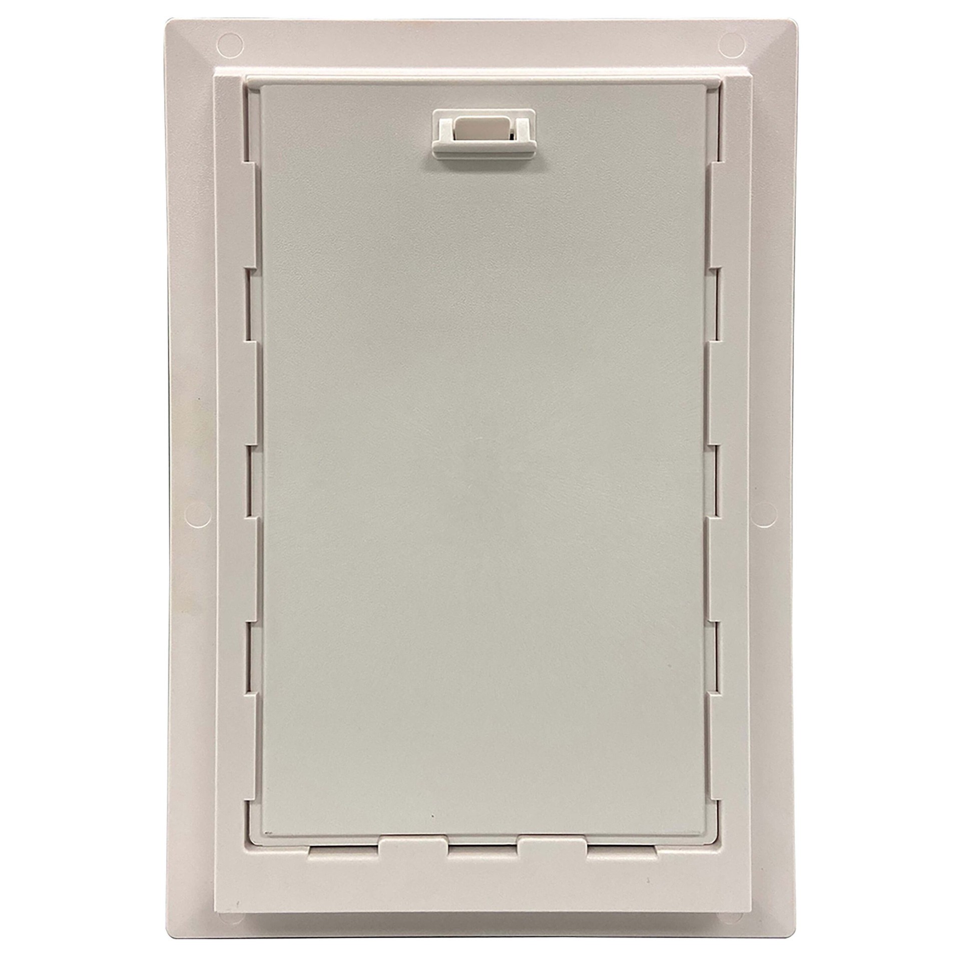 slide 4 of 6, Ideal Pet Products cream Plastic Large Dog Door for Entry door/Wall, 1 ct