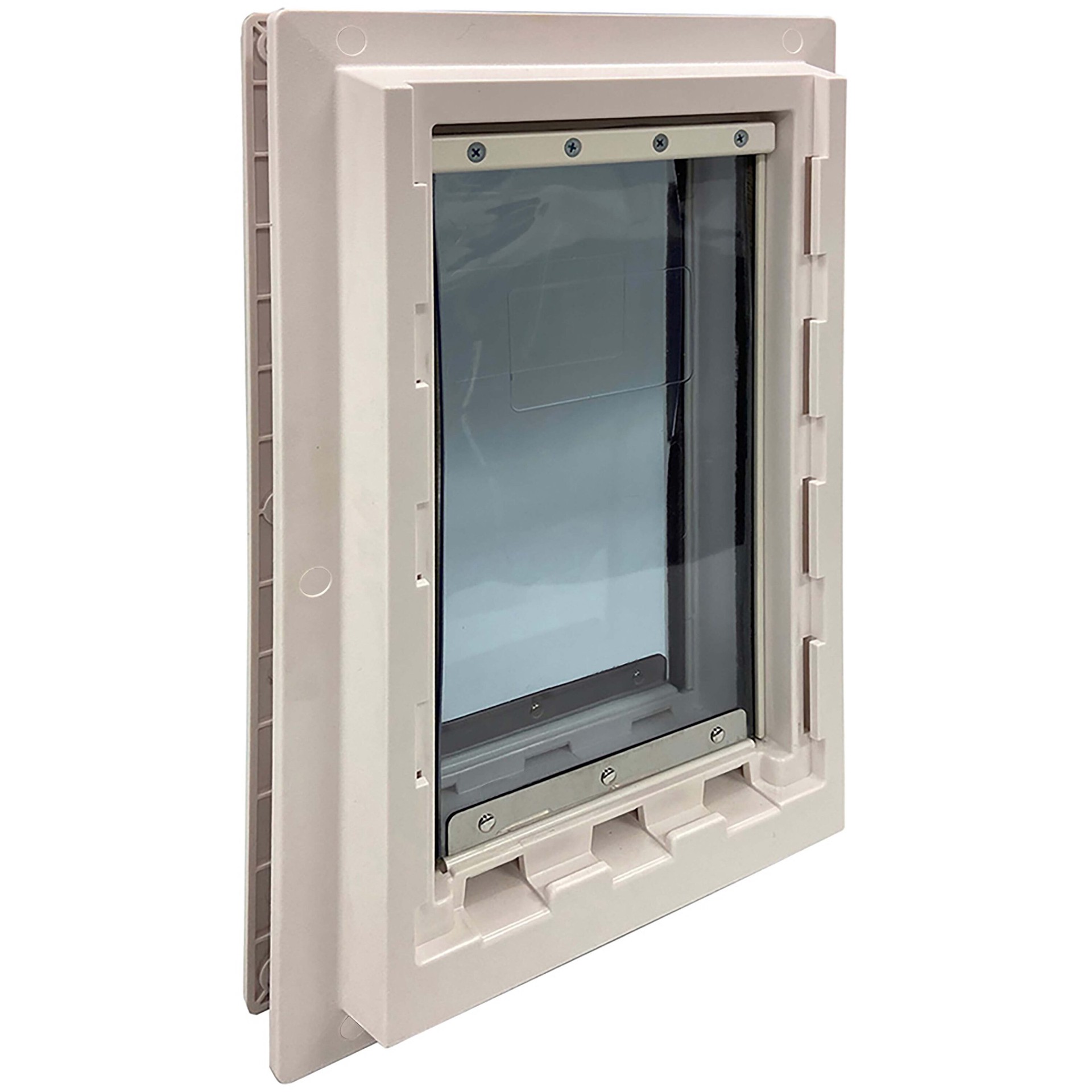 slide 6 of 6, Ideal Pet Products cream Plastic Large Dog Door for Entry door/Wall, 1 ct