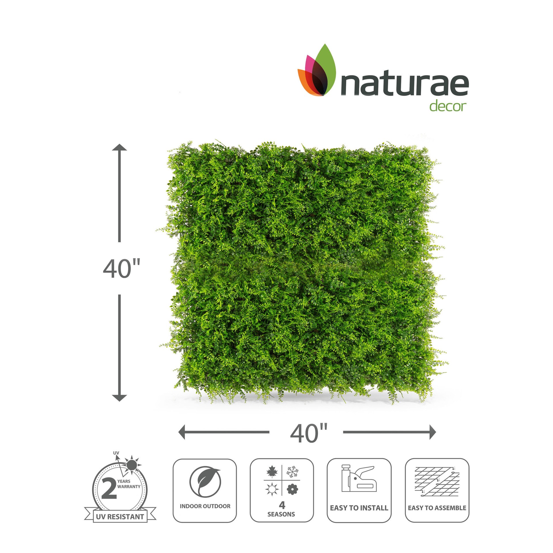 slide 3 of 4, naturae decor 40-in W x 40-in H Green Resin Leaf Garden Trellis, 1 ct