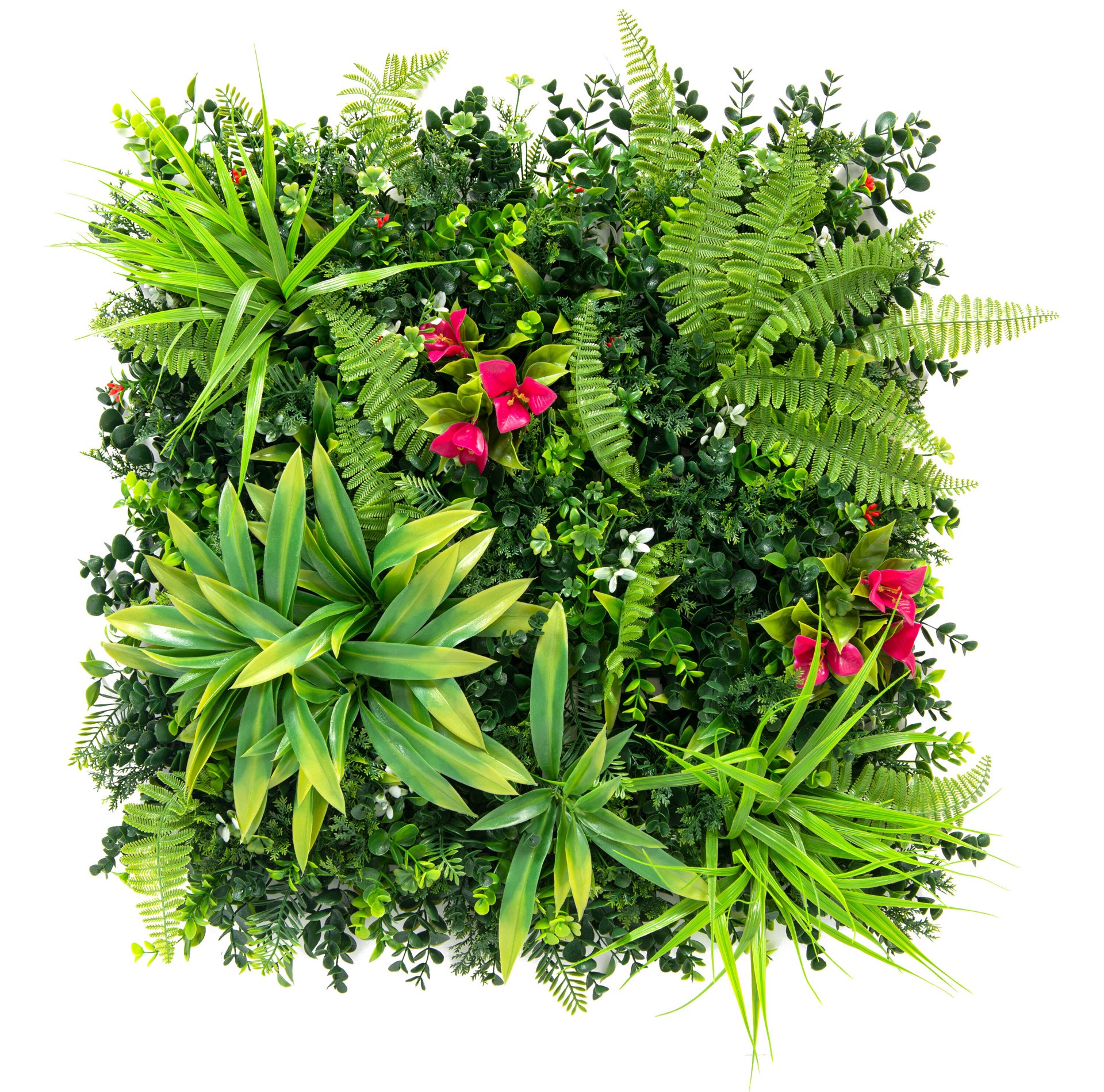 slide 1 of 4, naturae decor 20-in W x 20-in H Green Resin Leaf Garden Trellis 4 -Pack, 1 ct