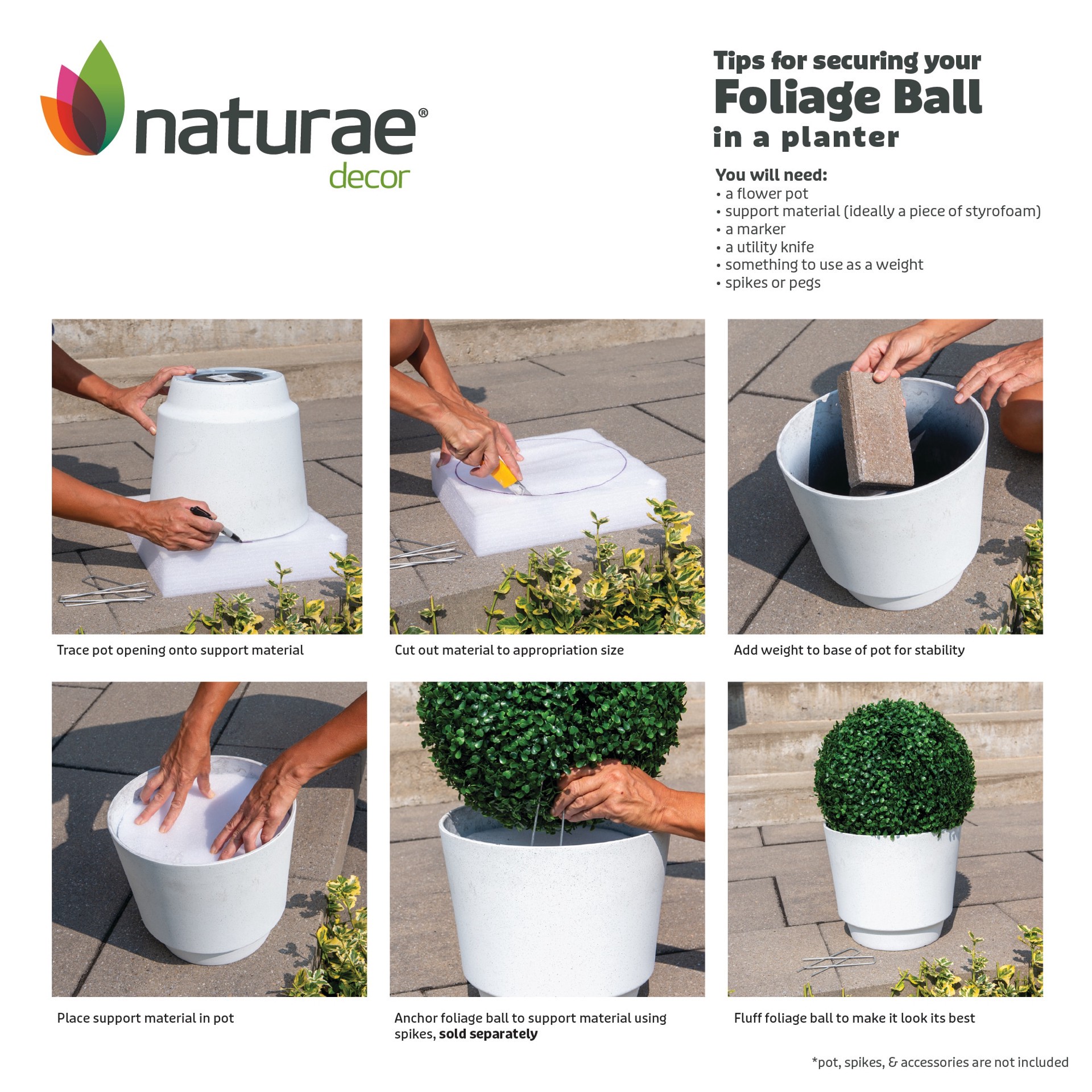 slide 3 of 6, naturae decor 13-in Green Indoor/Outdoor Floor Cedar Artificial plant, 1 ct