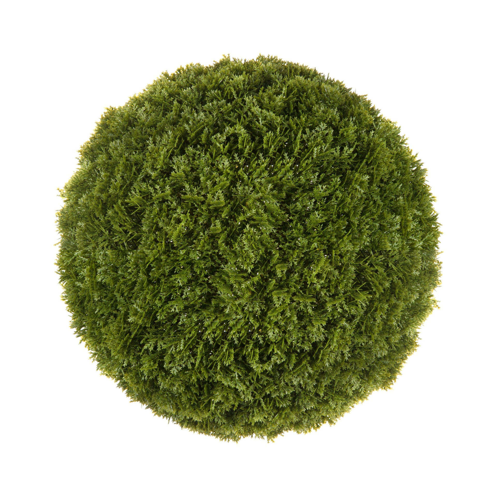 slide 1 of 6, naturae decor 13-in Green Indoor/Outdoor Floor Cedar Artificial plant, 1 ct