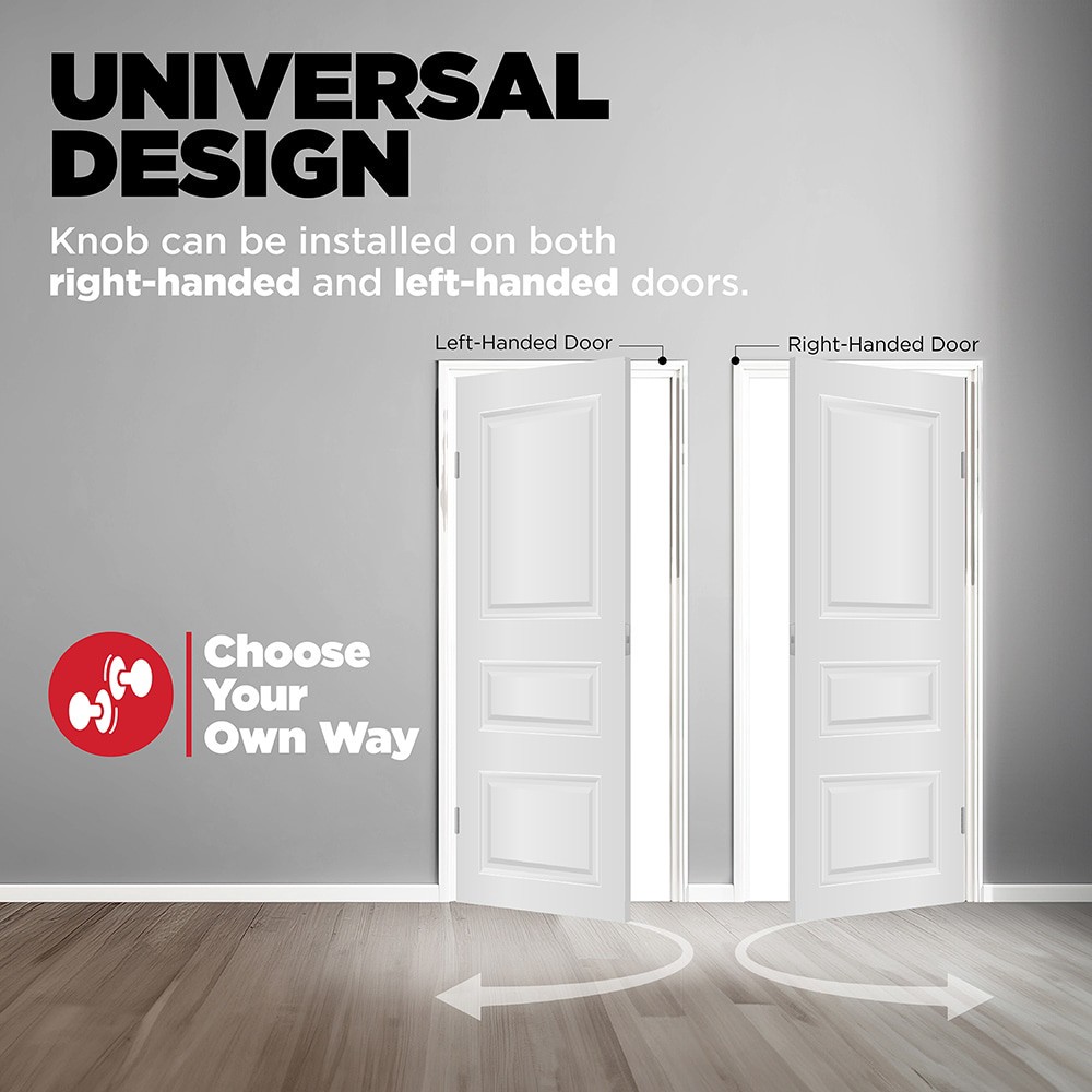 slide 5 of 6, Kwikset Cove Satin Nickel Exterior Single-Cylinder Deadbolt and Keyed Entry Door Knob ft. SmartKey Security 2 -Pack, 1 ct