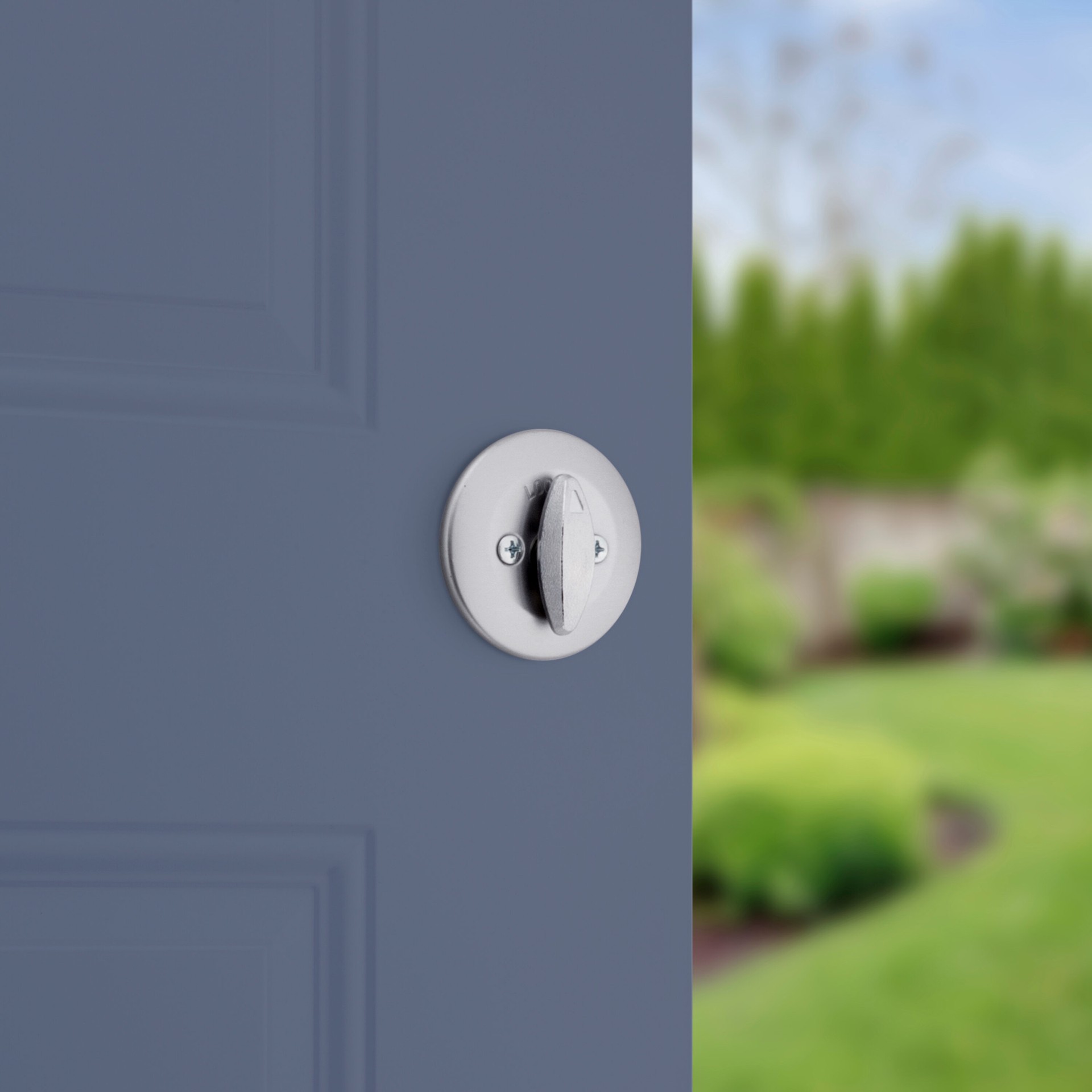 slide 3 of 6, Kwikset Security 660 Mobile Home Series Satin Chrome Single Cylinder Deadbolt ft. SmartKey Security, 1 ct