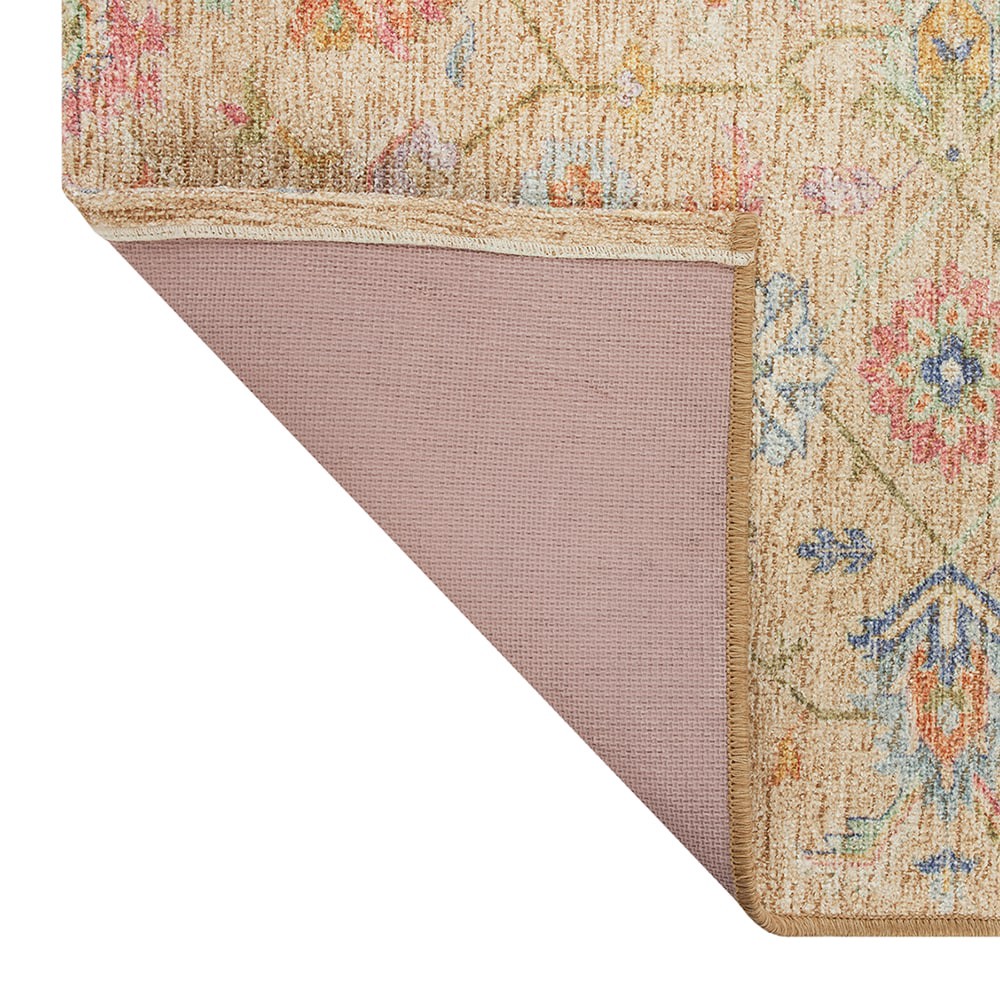 slide 4 of 6, allen + roth Persian Runner 2 x 7 (ft) Loomed Catalina Multi Rectangular Indoor Floral/Botanical Persian Machine washable Runner rug, 1 ct