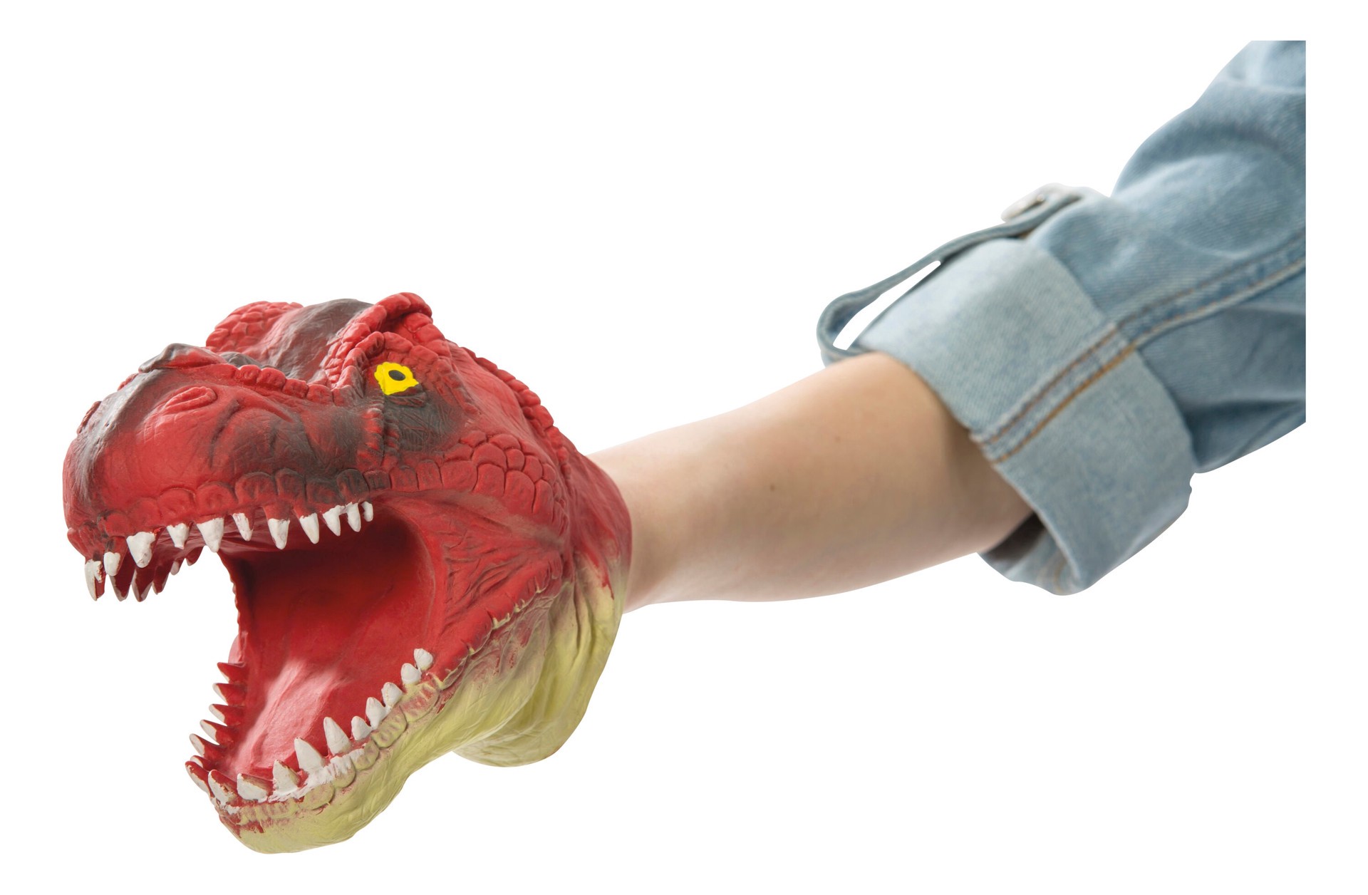 slide 3 of 4, Toysmith Chompy Dino Hand Puppet, 5 Yrs+, 1 ct