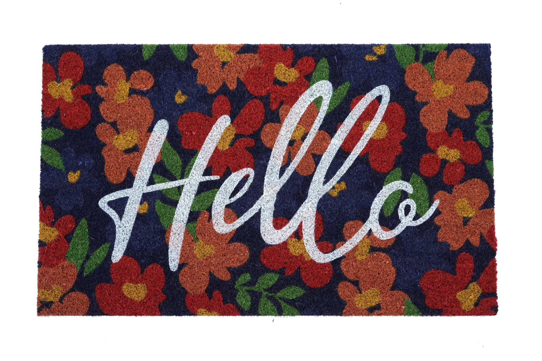 slide 2 of 6, Style Selections 18-in x 30-in Natural Non-Slip Grip Indoor or outdoor Door Mat, 1 ct