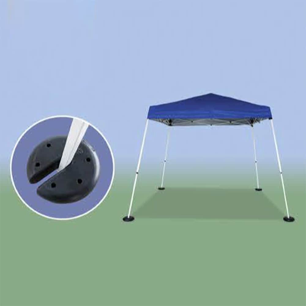 slide 3 of 5, Z-Shade Ocean Park 4 Black Canopy weight plates, 1 ct