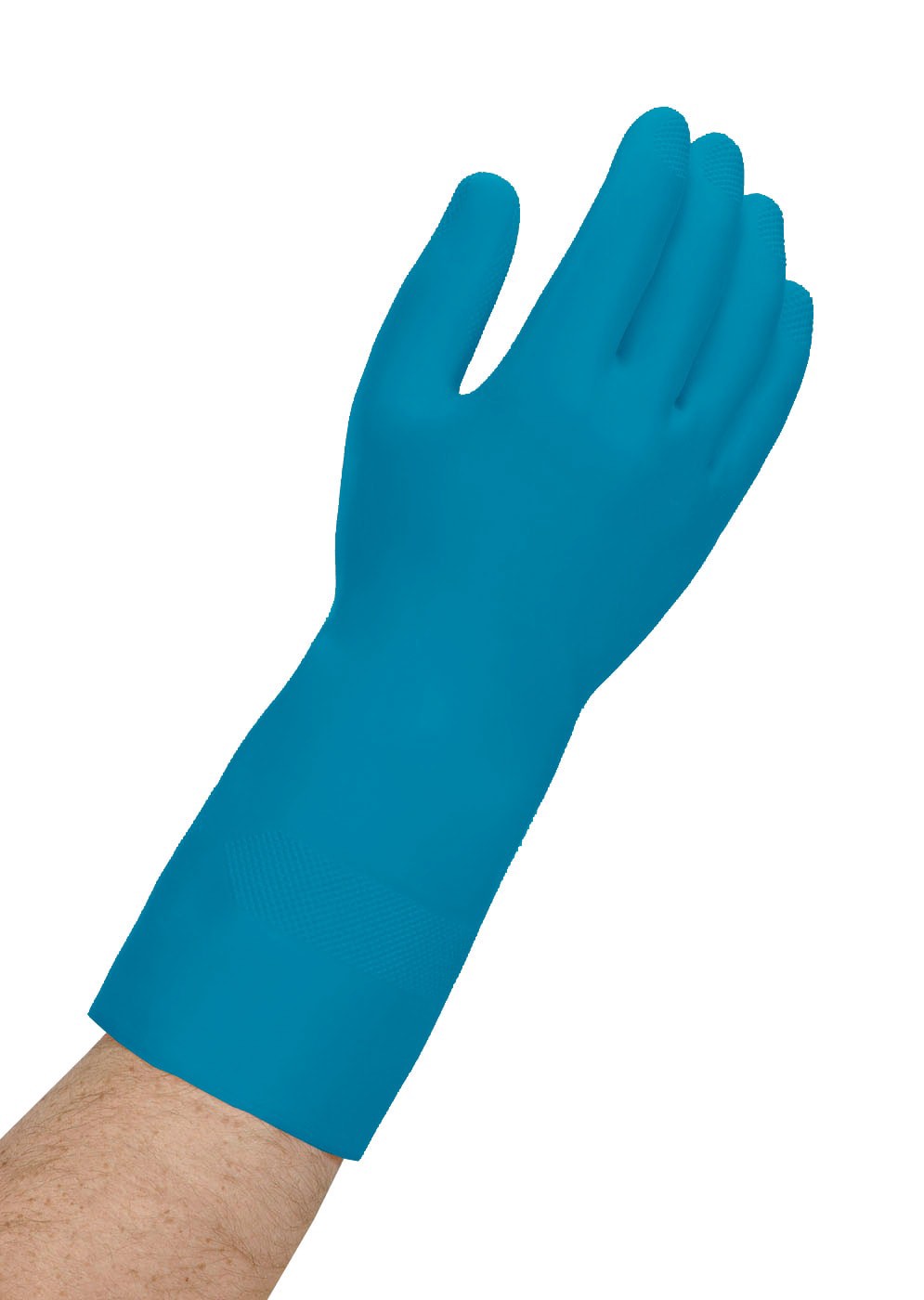 slide 3 of 5, MOXIE Medium 2 -Count Embossed -Grip Nitrile Reusable cleaning gloves 1 -Pairs, 1 ct