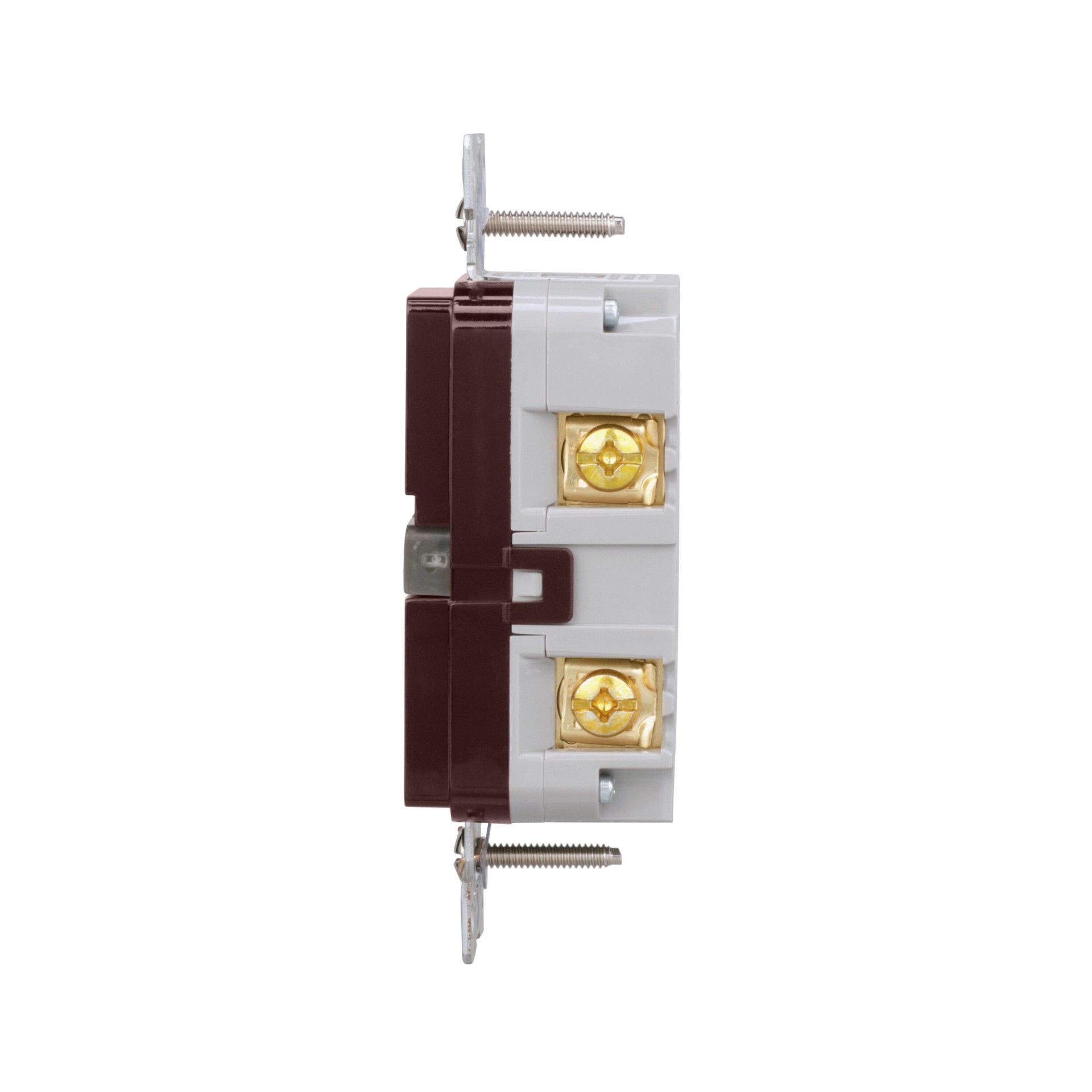 slide 3 of 6, Eaton 20 -Amp 125-volt Tamper Resistant GFCI Residential Decorator Outlet , Brown, 1 ct