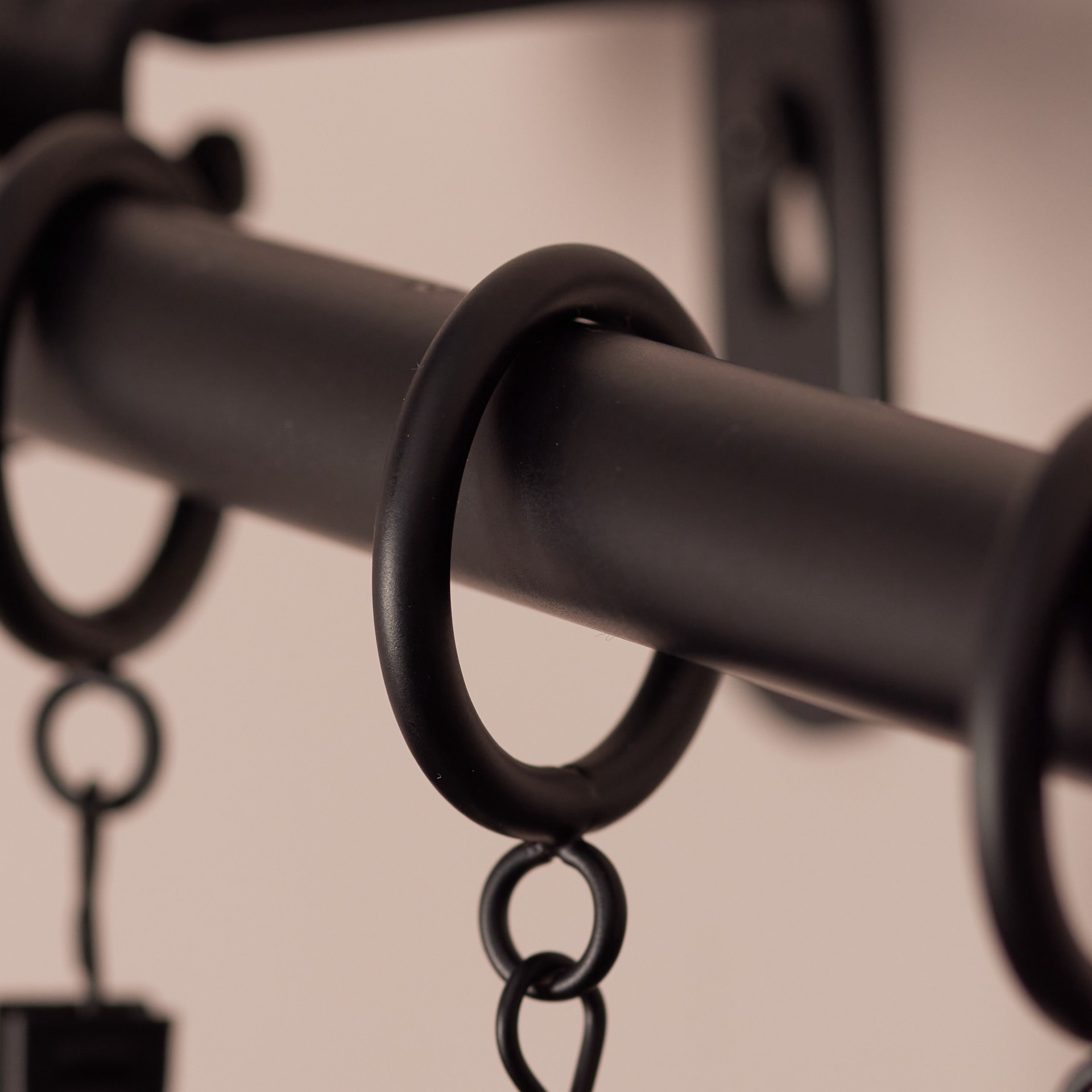 slide 2 of 6, Style Selections 7 -Pack 1-in Matte Black Steel Curtain clip, 1 ct