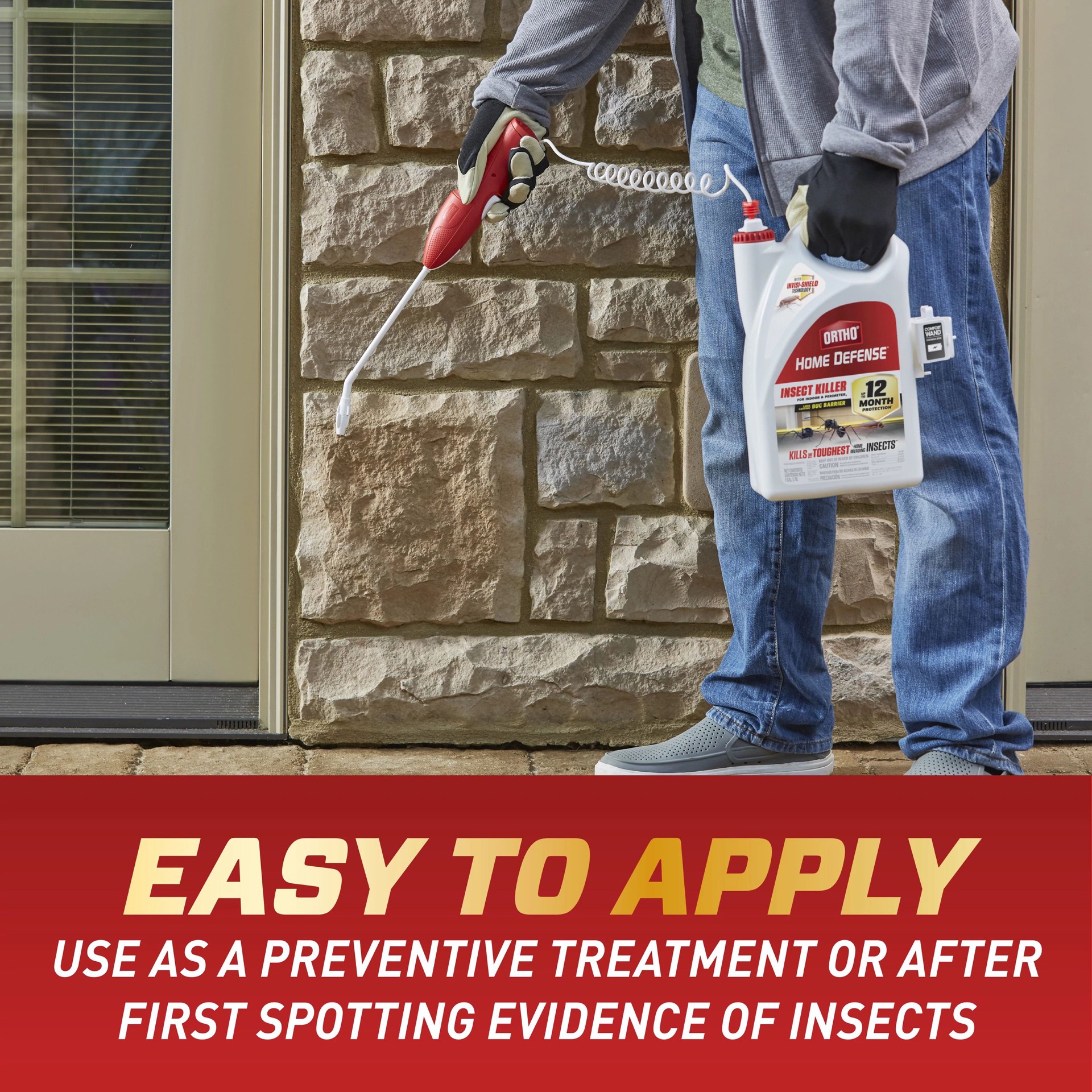 slide 6 of 6, ORTHO Home Defense Insect Killer for Indoor Perimeter2 1 -Gallon Ready to use Insect killer, 1 ct