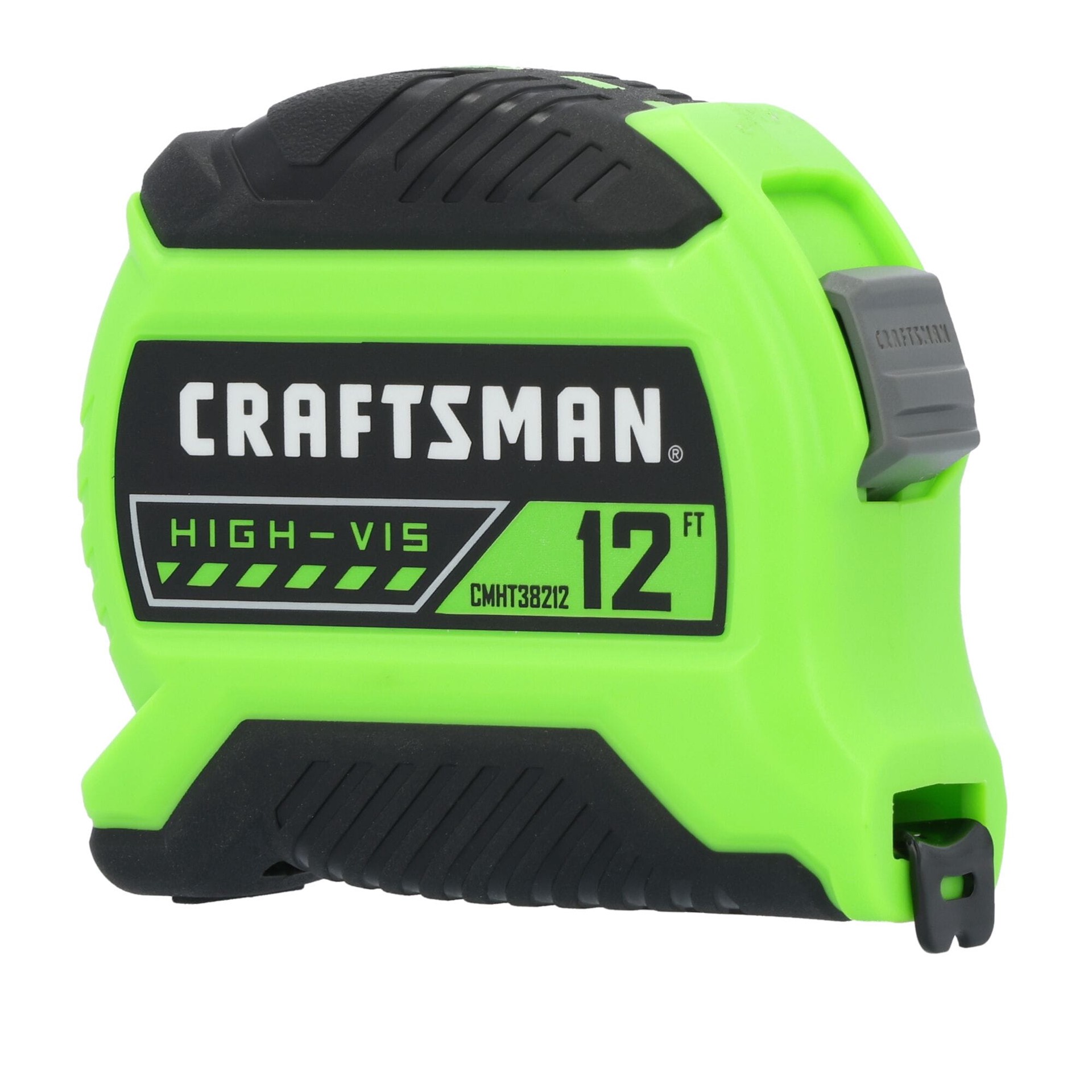 slide 2 of 6, CRAFTSMAN HI-VIS 12-ft Tape Measure, 1 ct