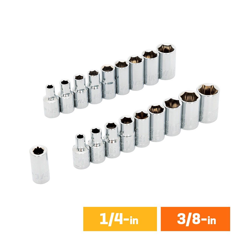 slide 5 of 6, Kobalt 46 -Piece Standard (SAE) and Metric Mechanics Tool Set with Hard Case, 1 ct