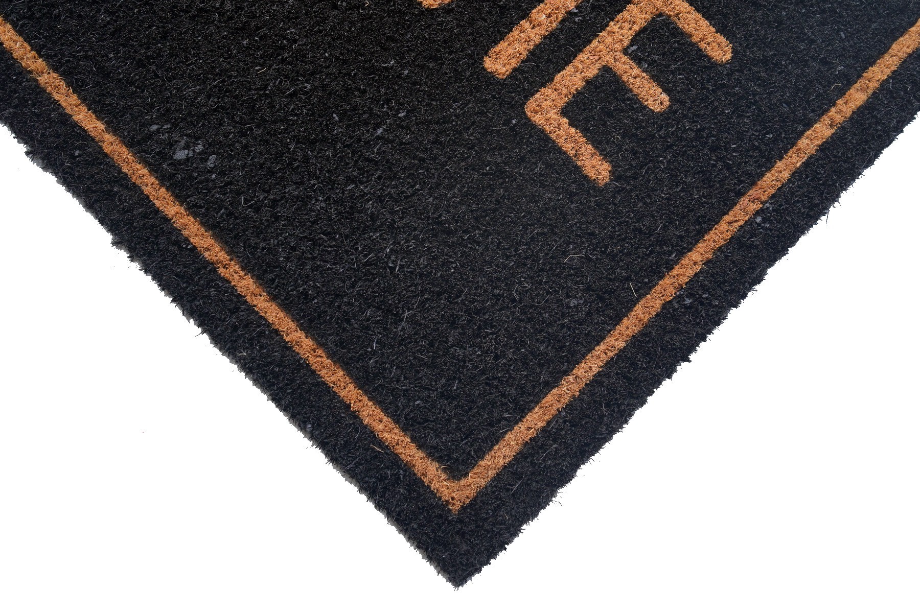 slide 3 of 6, Style Selections 18-in x 30-in Natural Coir/Vinyl Non-Slip Grip Indoor or outdoor Door Mat, 1 ct