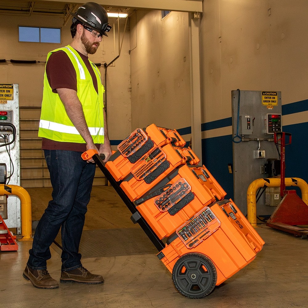 slide 5 of 6, Klein Tools KNECT 3/8-Inch Drive Impact-Rated Pass Through Socket Set, 15-Piece, 1 ct