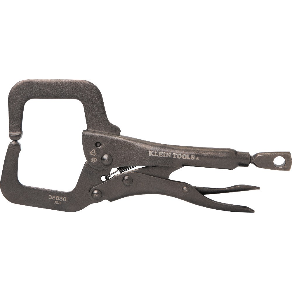 slide 6 of 6, Klein Tools C-Clamp Locking Pliers With Standard Jaws, 6-Inch, 1 ct