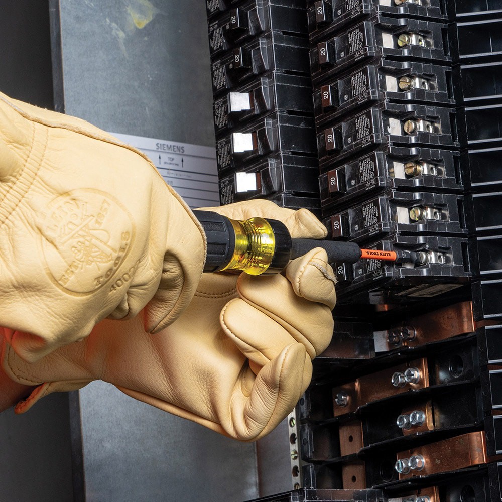 slide 6 of 6, Klein Tools 13-in-1 Ratcheting Impact Rated Screwdriver, 1 ct