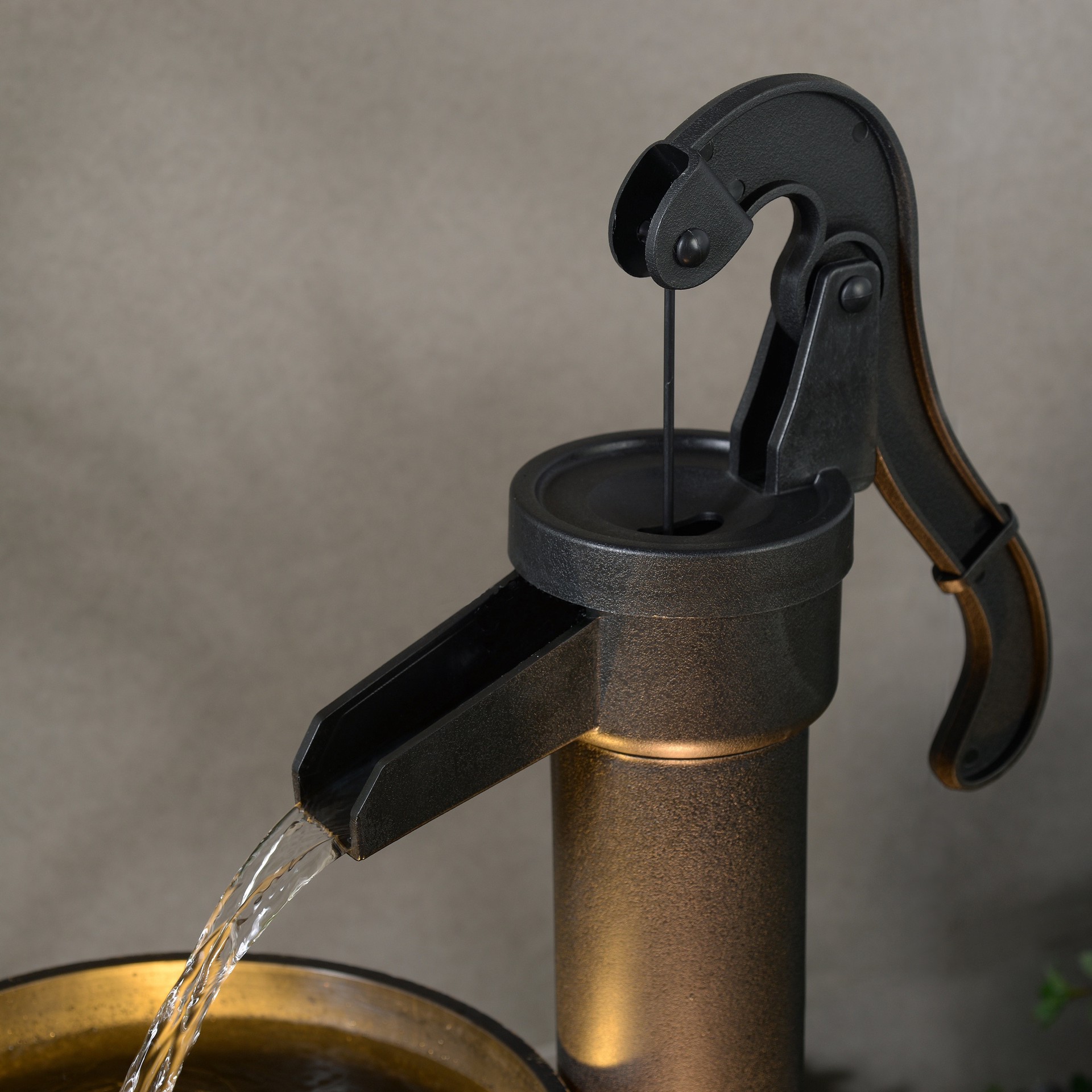 slide 6 of 6, Style Selections 27.6-in H Plastic Tiered Outdoor Fountain Pump Included, 1 ct