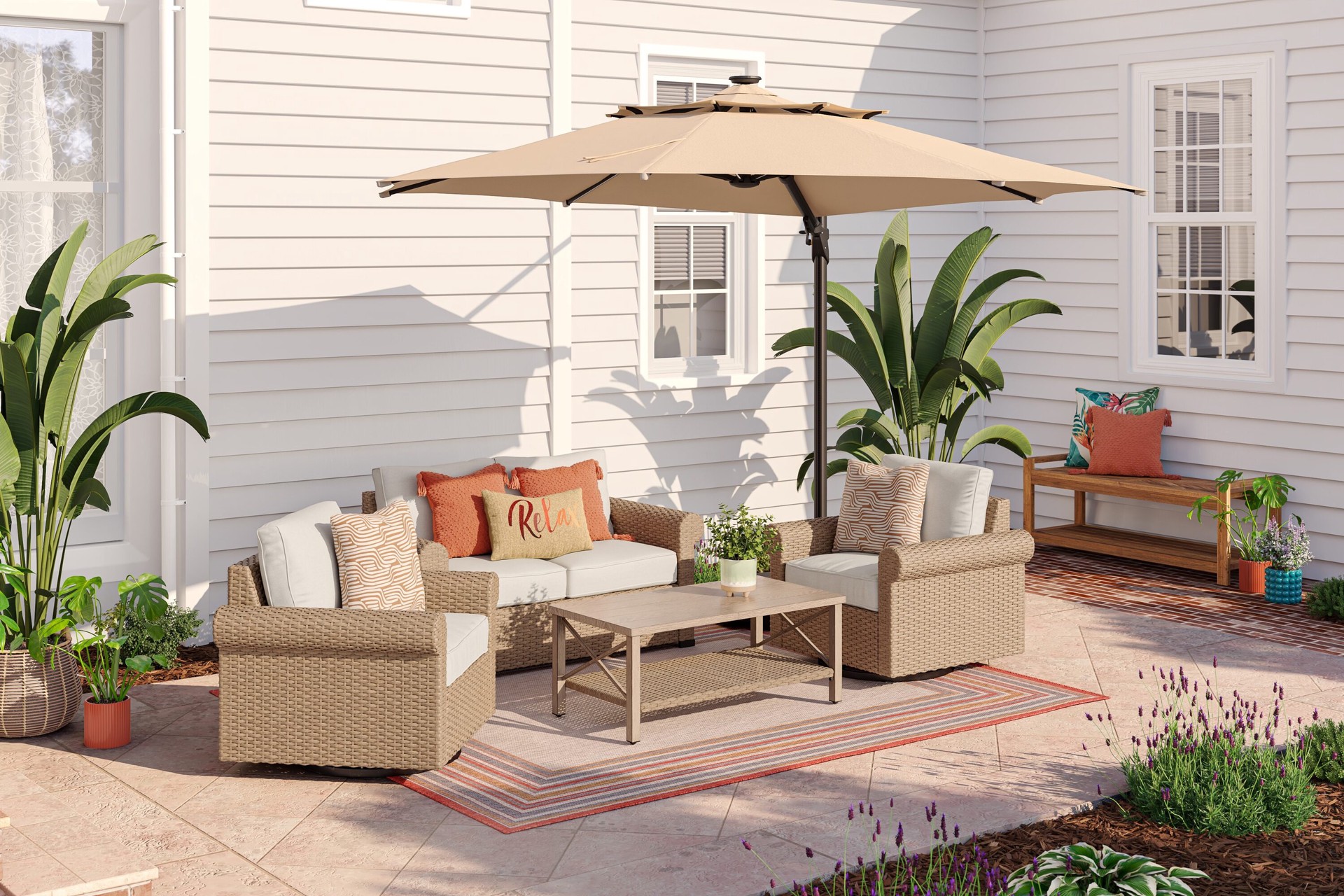 slide 4 of 6, allen + roth Round 9.2-in W x 9.2-in L Multiple colors/finishes Ceramic Indoor/Outdoor Planter, 1 ct