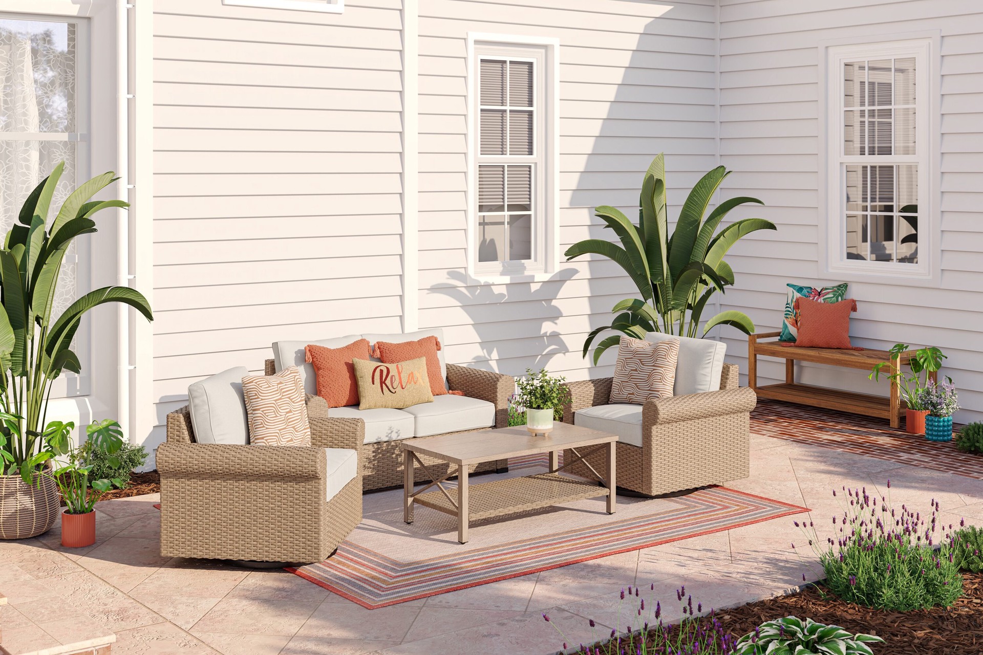 slide 5 of 6, allen + roth Round 9.2-in W x 9.2-in L Multiple colors/finishes Ceramic Indoor/Outdoor Planter, 1 ct