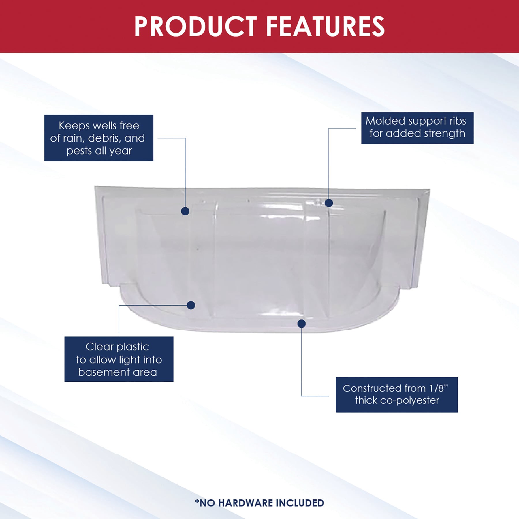 slide 3 of 5, SHAPE PRODUCTS 13-in inches x 15-in inches x 39-in inches Plastic Window Well Cover, 1 ct