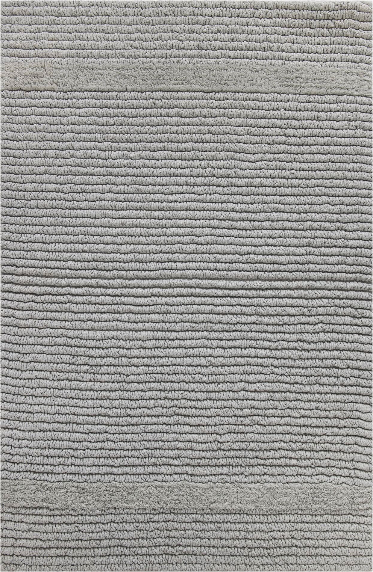 slide 2 of 6, allen + roth 20-in x 32-in Grey Silver Cotton Bath rug, 1 ct
