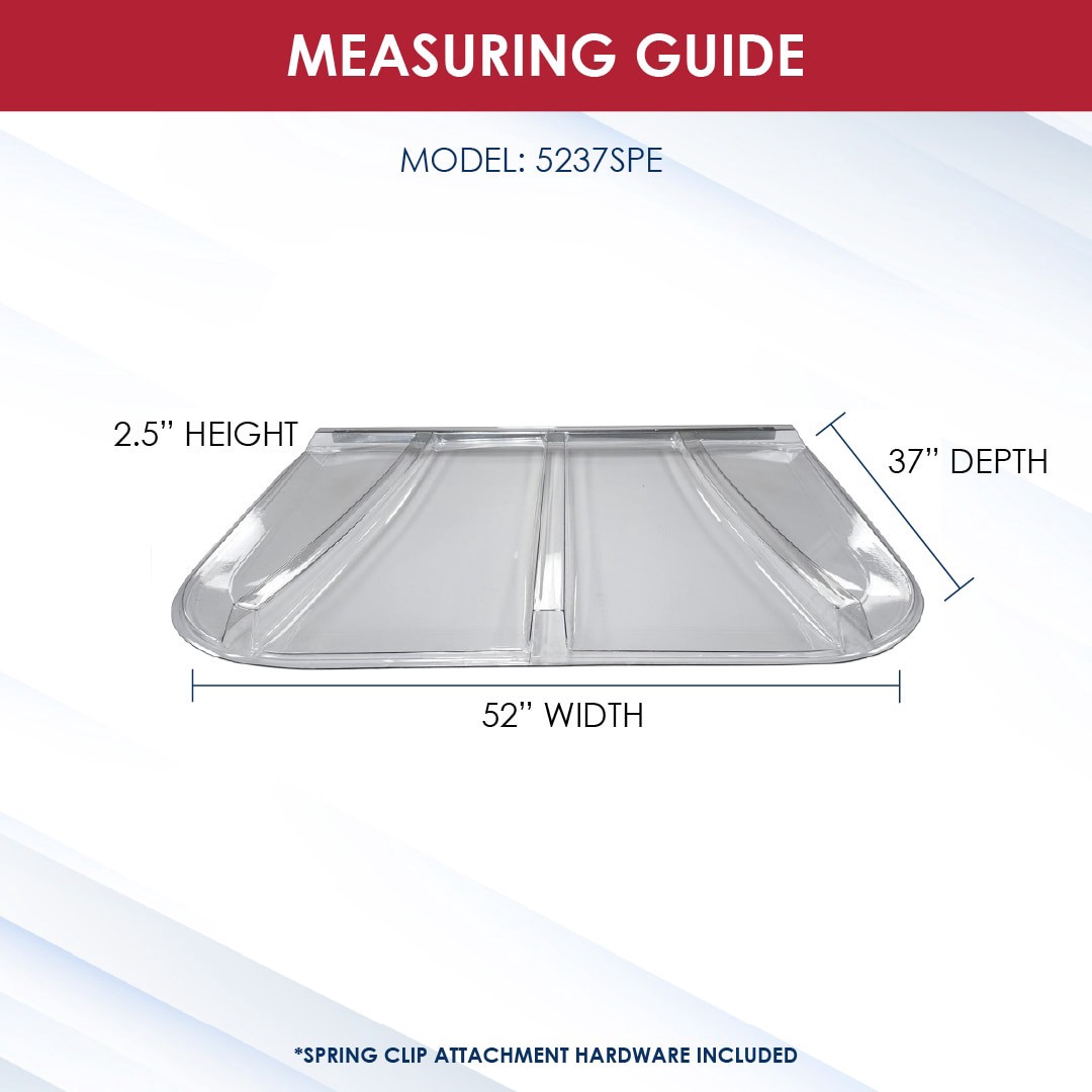 slide 3 of 5, SHAPE PRODUCTS 37-in inches x 2.5-in inches x 52-in inches Plastic Window Well Cover, 1 ct