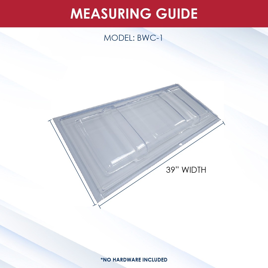 slide 2 of 3, SHAPE PRODUCTS 0.06-in inches x 17-in inches x 36-in inches Plastic Window Well Cover, 1 ct