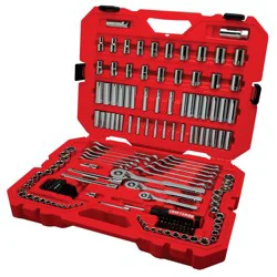 CRAFTSMAN 159 -Piece Metric and standard (SAE) Mechanics Tool Set with Hard Case