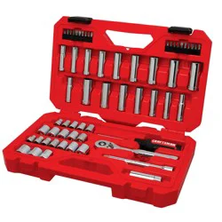 CRAFTSMAN 61 -Piece Metric and standard (SAE) Mechanics Tool Set with Hard Case