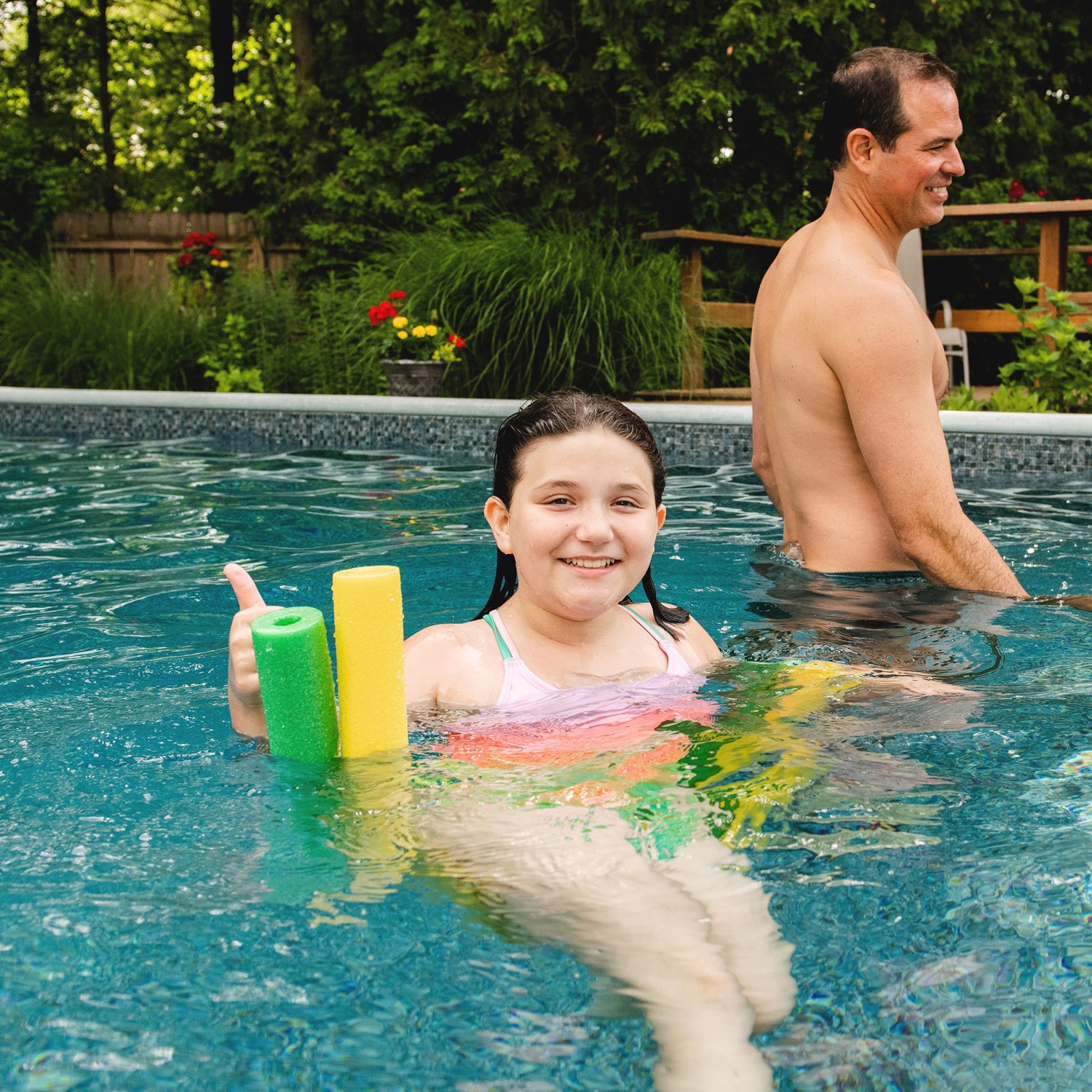 slide 5 of 6, Big Joe 55-in x 2.5-in 1 -Seat Red, Blue, Green, Purple or Yellow Pool noodle, 1 ct