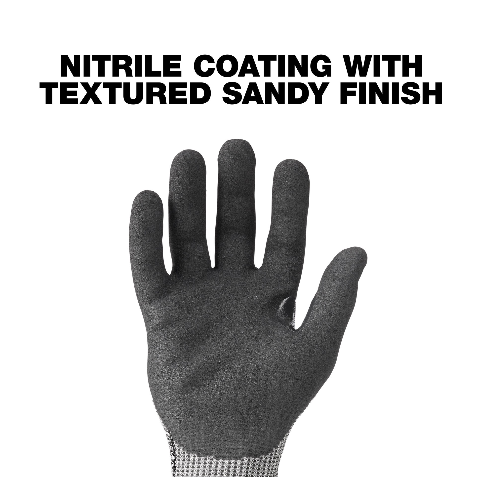 slide 4 of 6, TOUGHBUILT X-large Gray Nitrile dipped HPPE Construction Gloves 1 -Pairs, 1 ct