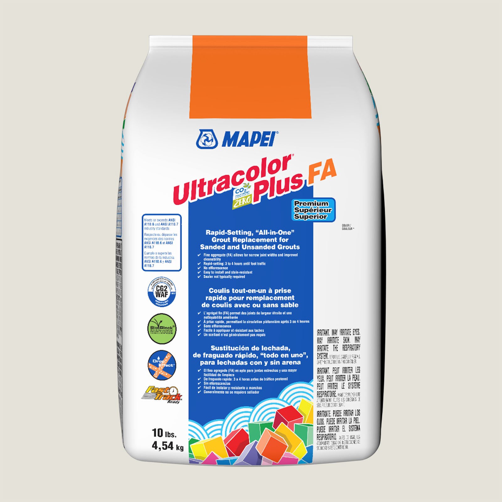 slide 1 of 6, MAPEI Ultracolor Plus FA Eggshell #5220 All-in-one Grout (10-lb), 1 ct