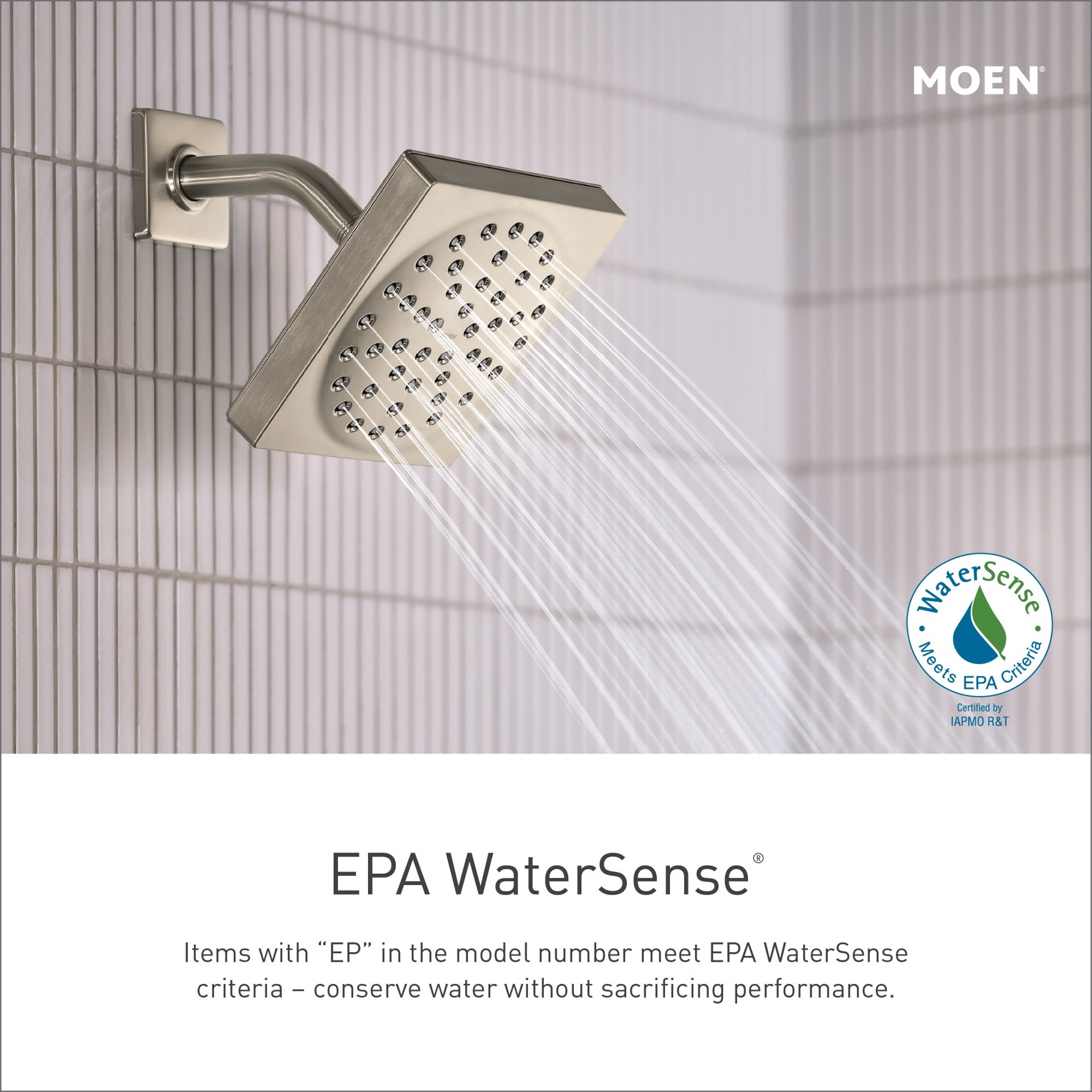 slide 3 of 6, Moen Attune 6.0 -Spray Spot Resist Brushed Nickel Handheld Shower Head 1.75 GPM, 1 ct