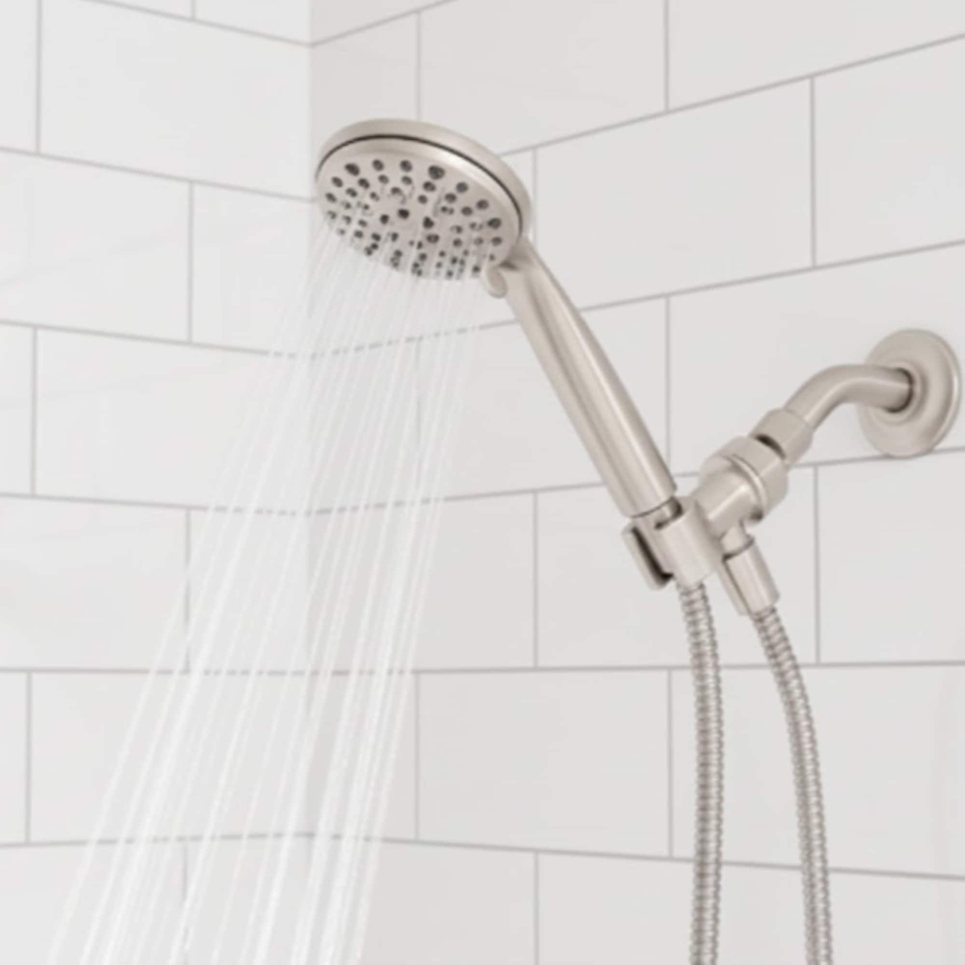 slide 4 of 6, Moen Attune 6.0 -Spray Spot Resist Brushed Nickel Handheld Shower Head 1.75 GPM, 1 ct