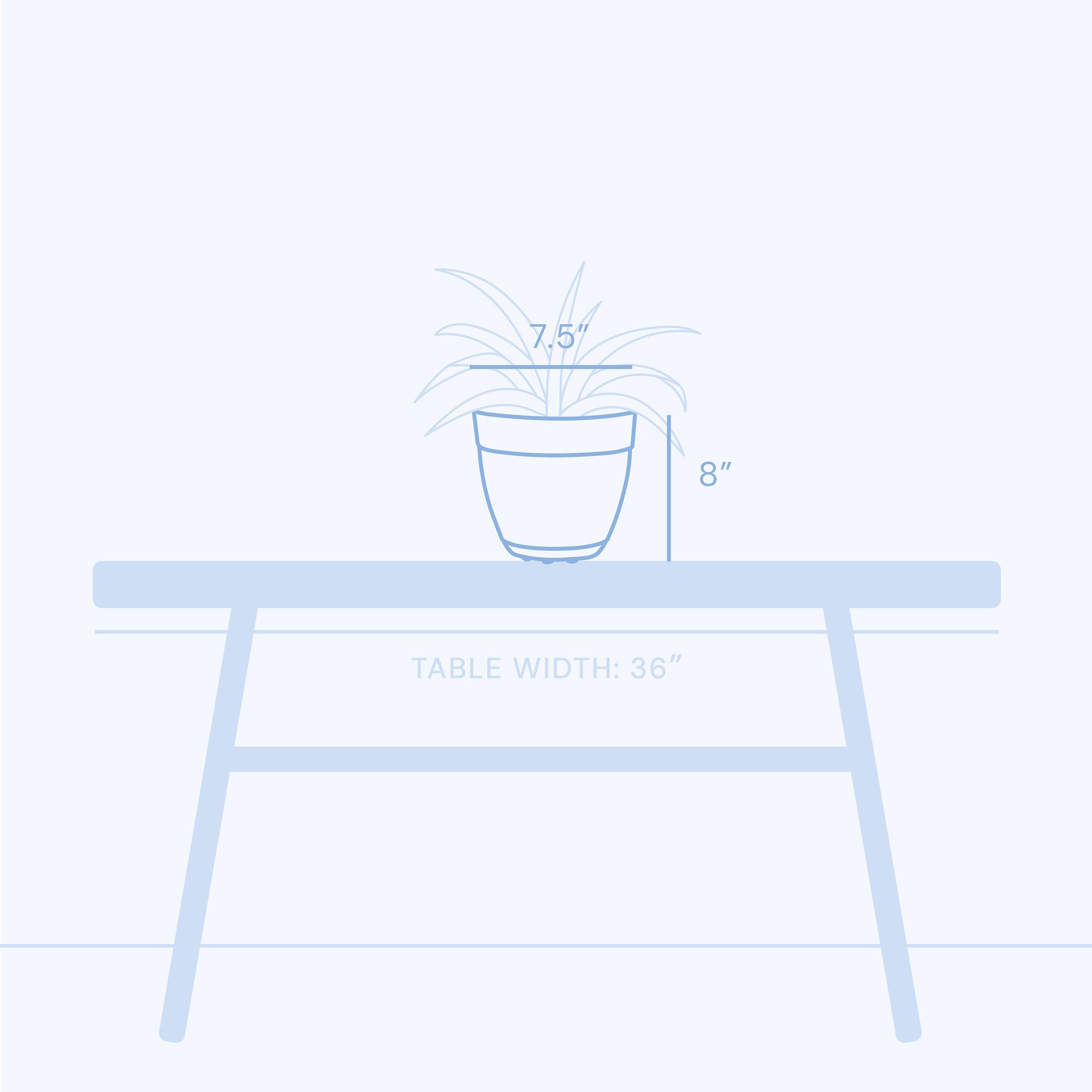 slide 5 of 5, Bloem Round 7.5-in W x 8.0-in L Gray Recycled plastic Indoor/Outdoor Planter, 1 ct