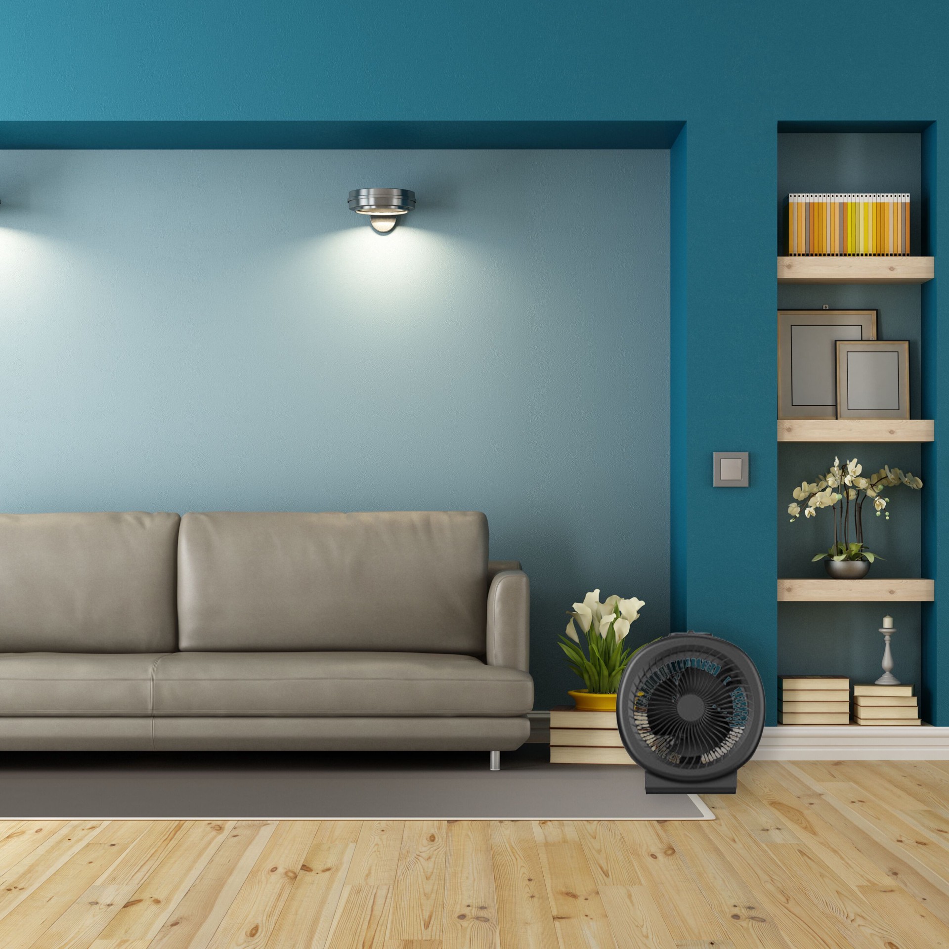 slide 2 of 6, Utilitech 1500 -Watt Fan Utility Indoor Electric Space Heater with Thermostat, 1 ct