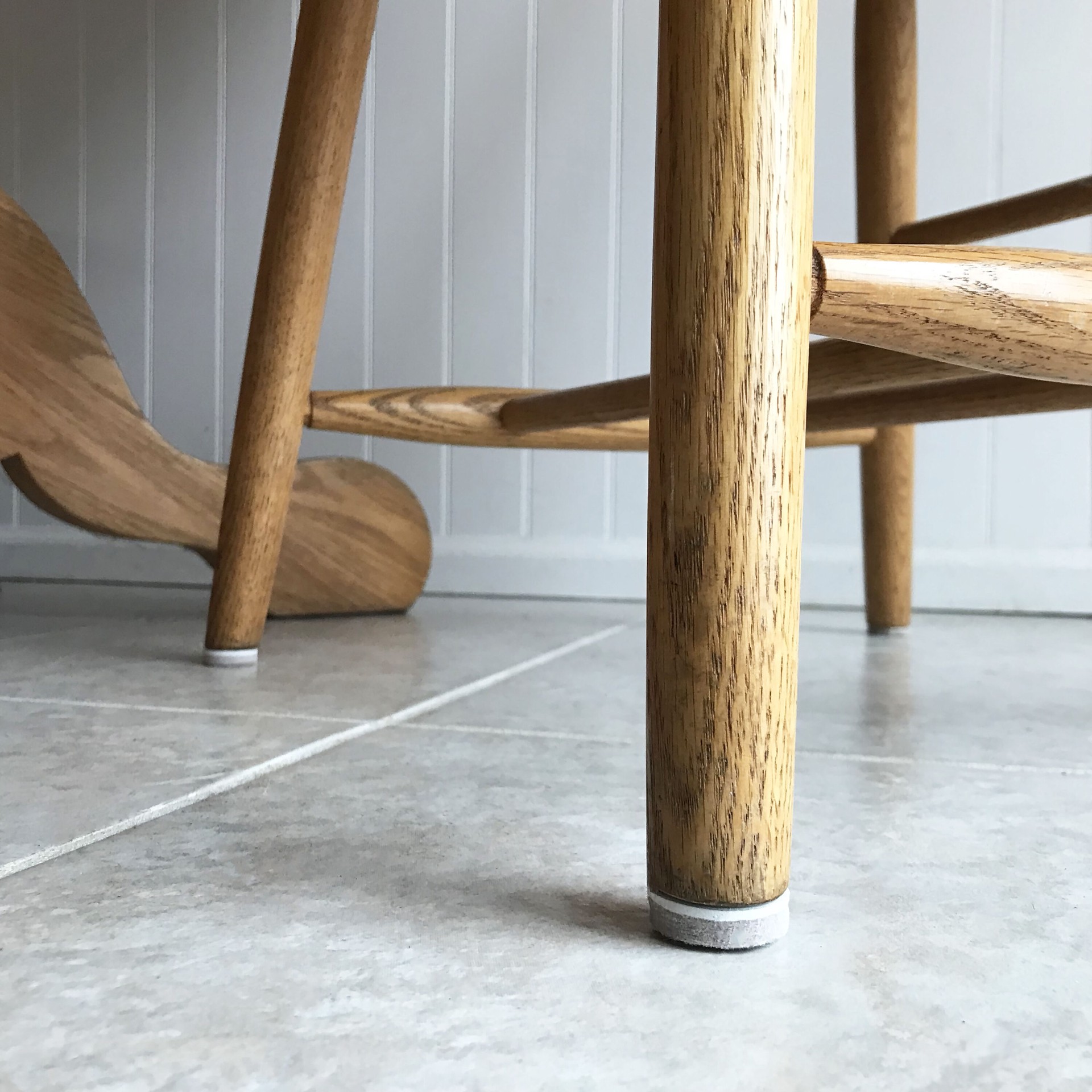 slide 6 of 6, Super Sliders 48 -Pack 1-in Oatmeal Round Felt furniture pads, 1 ct