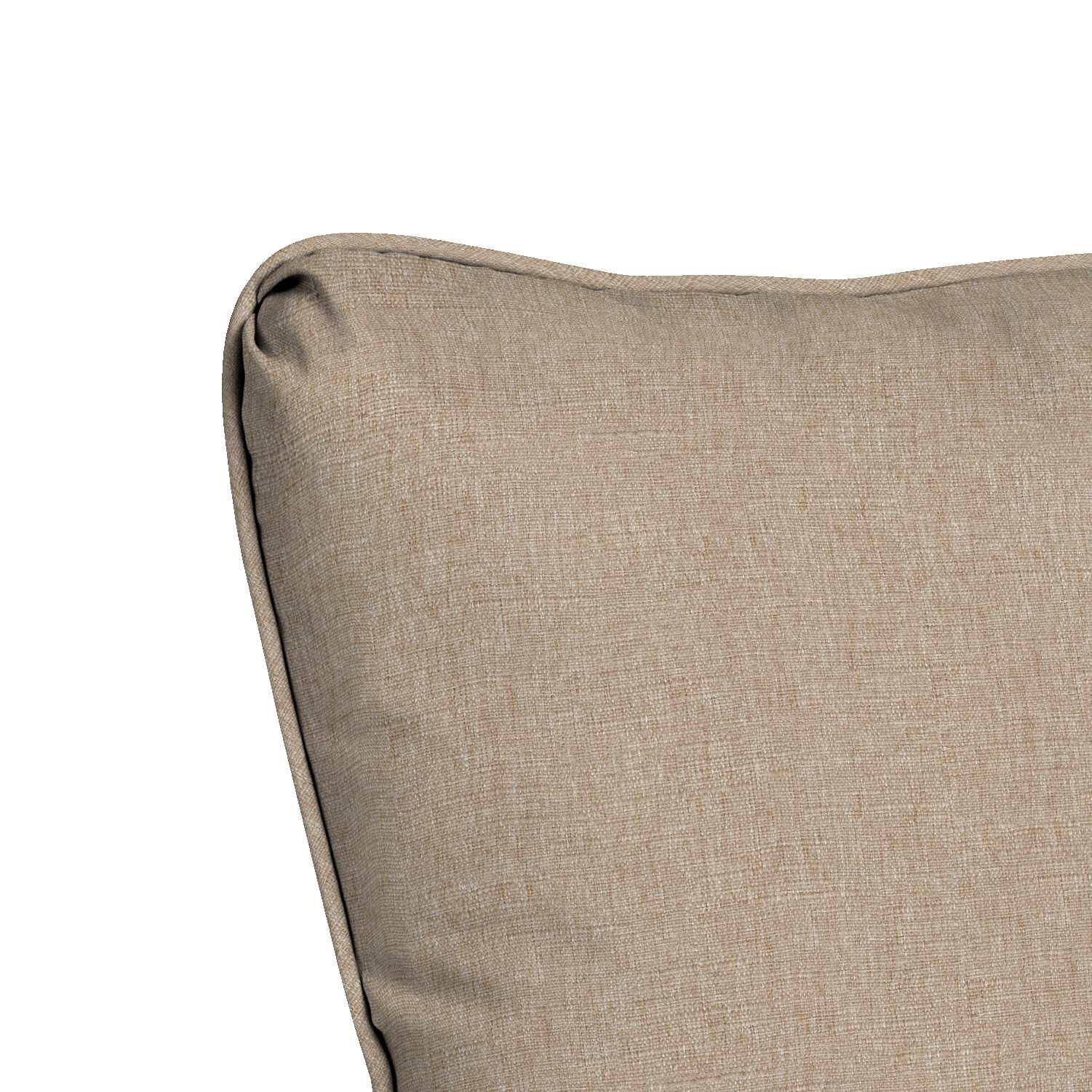 slide 6 of 6, allen + roth with STAINMASTER 25-in x 25-in 2 -Piece Wheat Madera Linen Deep seat patio chair cushion, 1 ct