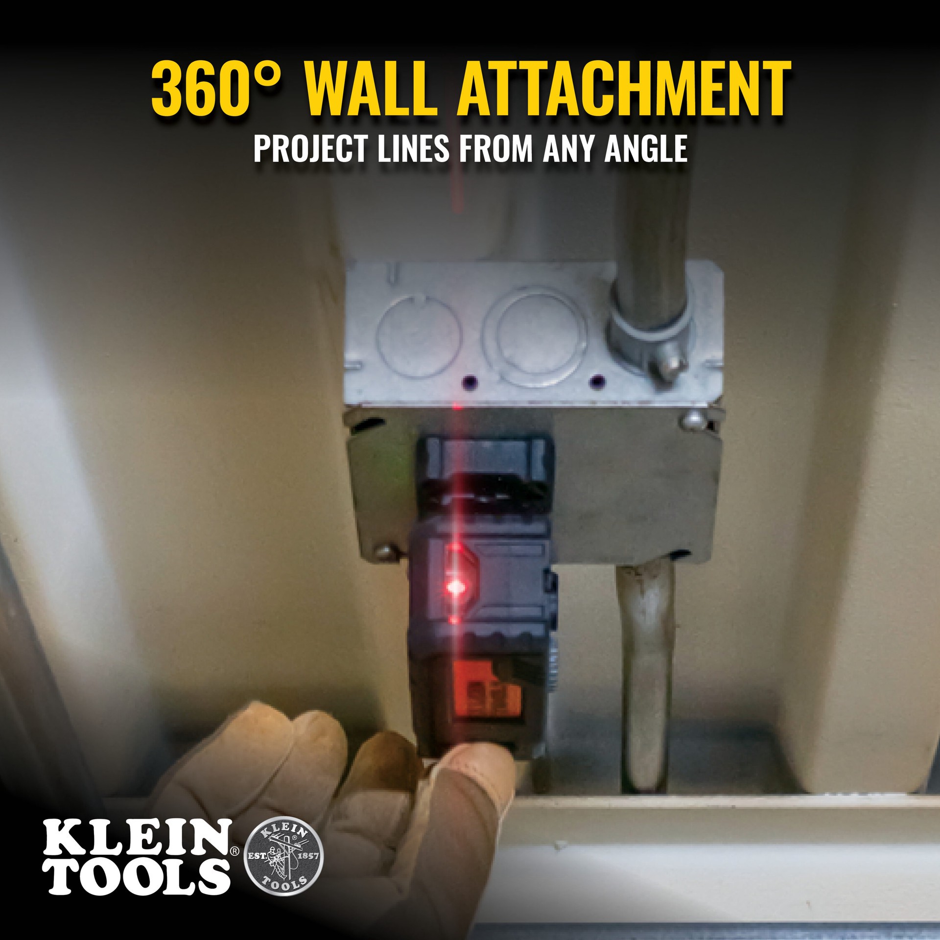 slide 4 of 6, Klein Tools Red Pocket Laser Level, 1 ct