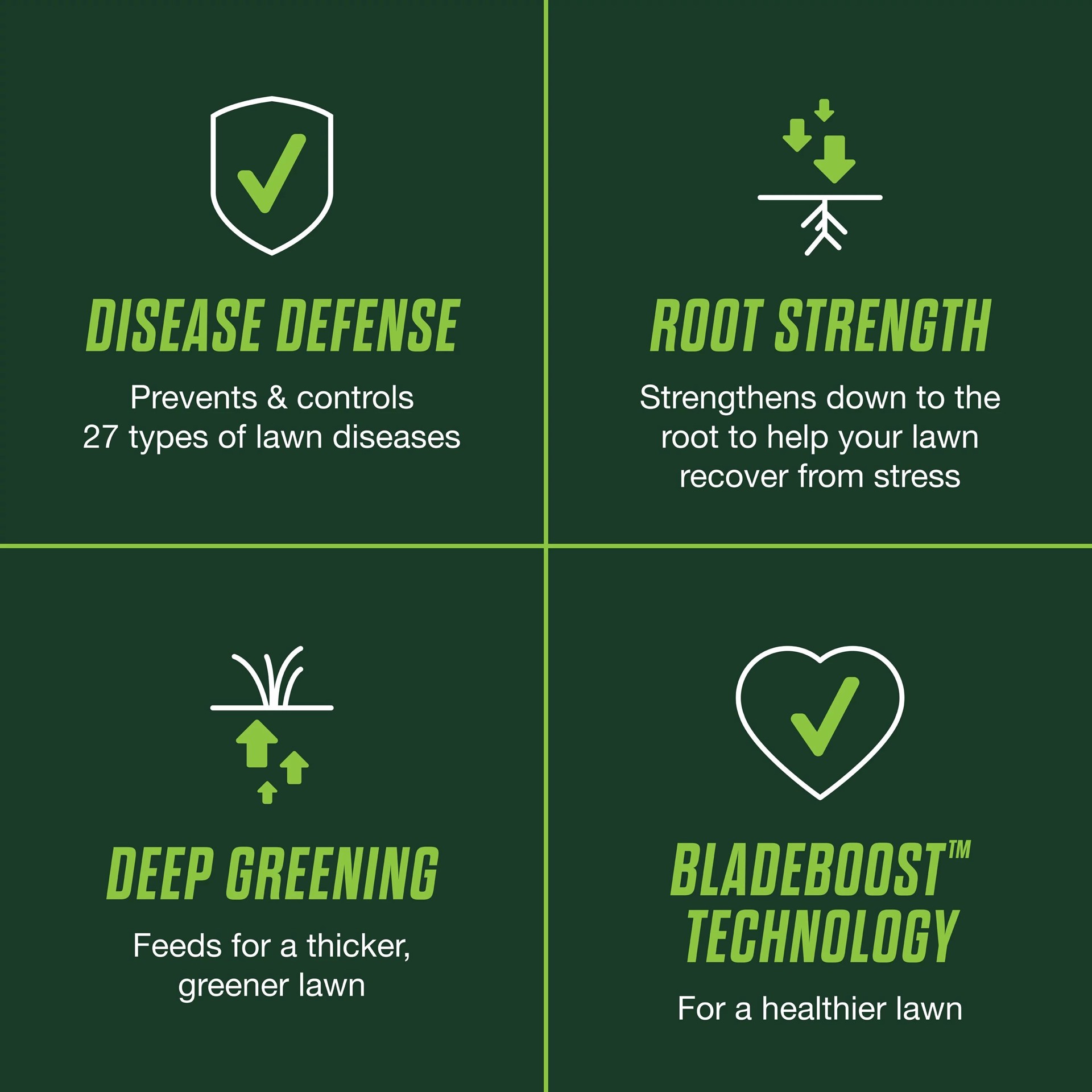 slide 3 of 6, Scotts Turf Builder Healthy Plus Lawn Food 13.72-lb 4000-sq ft 19-0-10 All Purpose Fungicide Fertilizer, 1 ct
