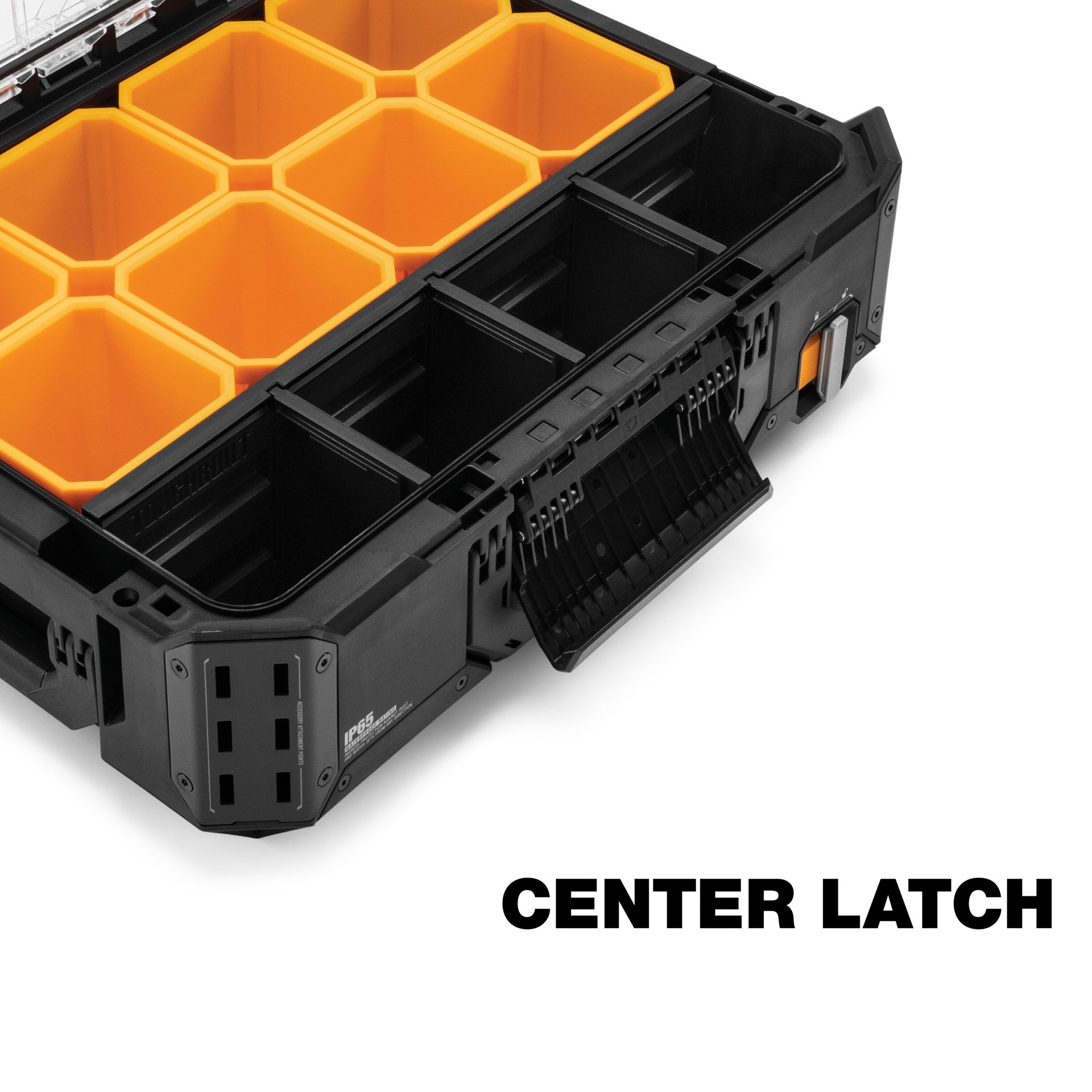 slide 6 of 6, TOUGHBUILT STACKTECH 11-Compartment Large Plastic Small Parts Organizer, 1 ct
