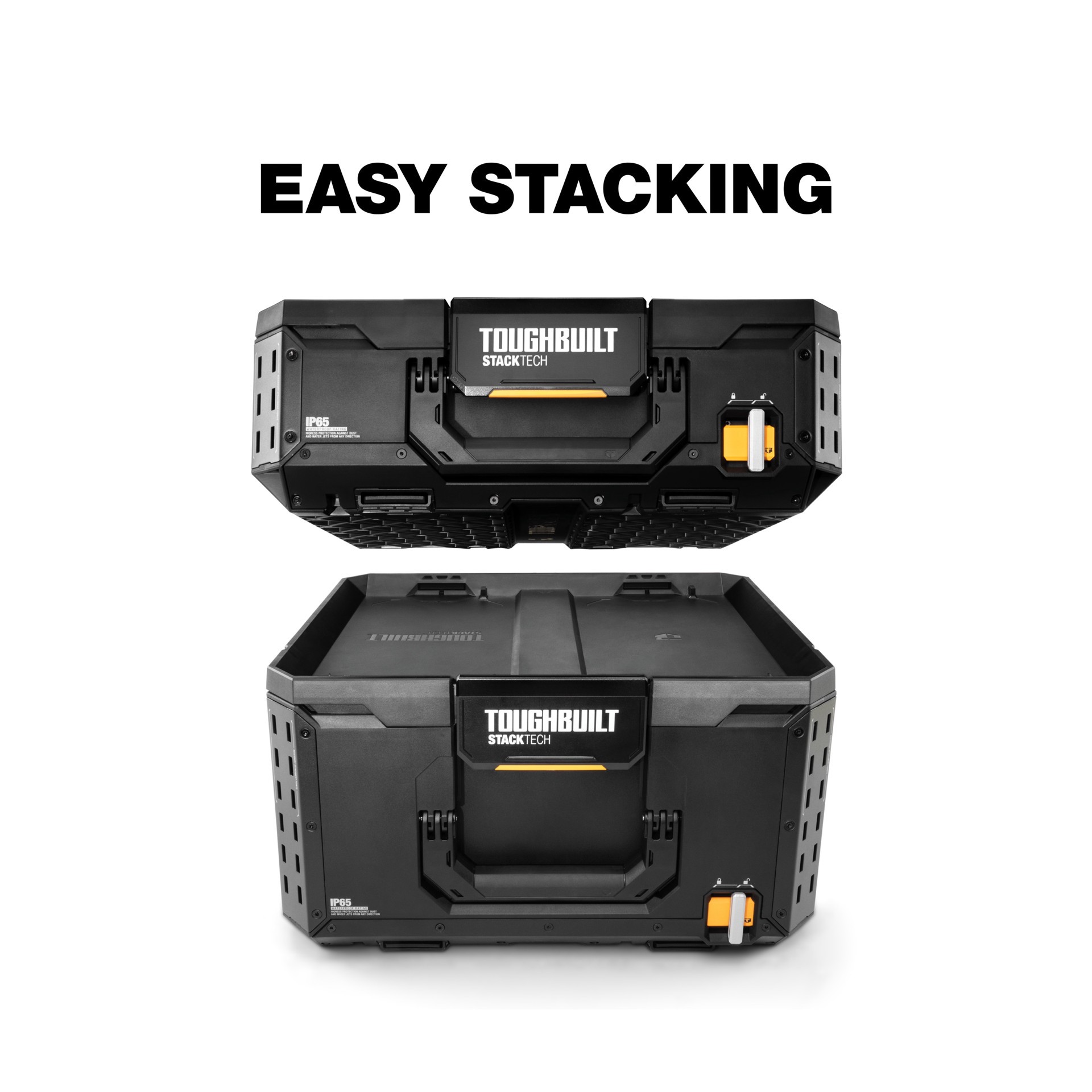 slide 3 of 6, TOUGHBUILT STACKTECH XL 21-in W x 15.6-in H x 16-in D 3 -Drawer Plastic/Metal Tool Box, 1 ct