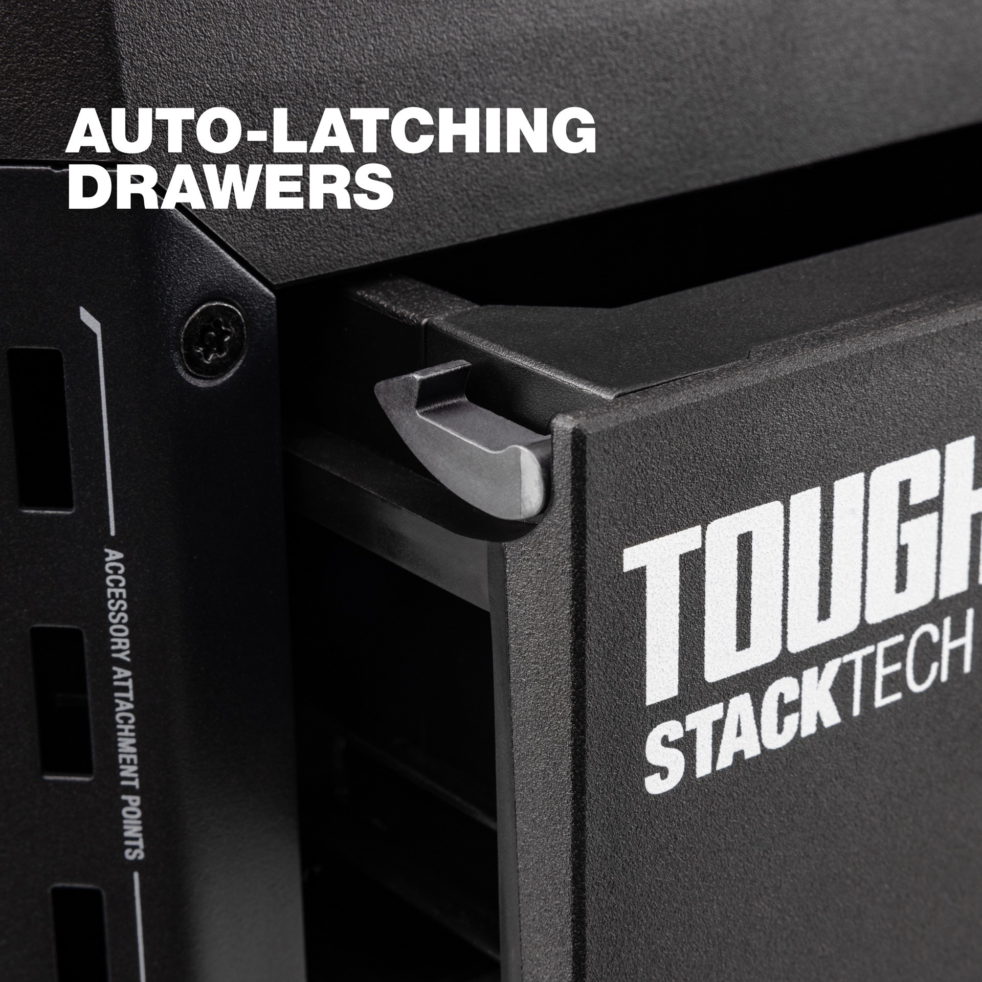 slide 6 of 6, TOUGHBUILT STACKTECH XL 21-in W x 15.6-in H x 16-in D 3 -Drawer Plastic/Metal Tool Box, 1 ct