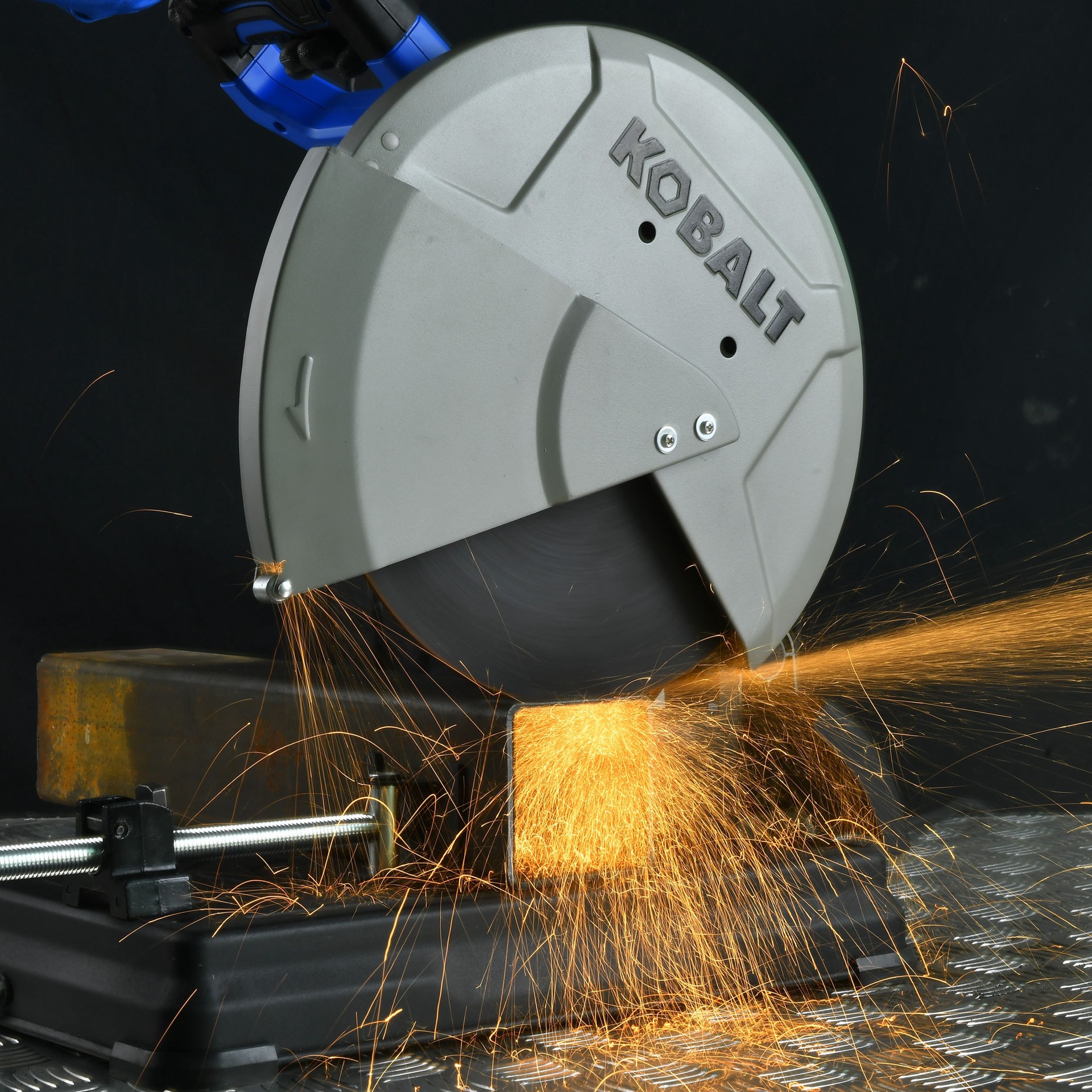 slide 2 of 6, Kobalt 15-Amp 14-in Steel Base Chop Saw, 1 ct