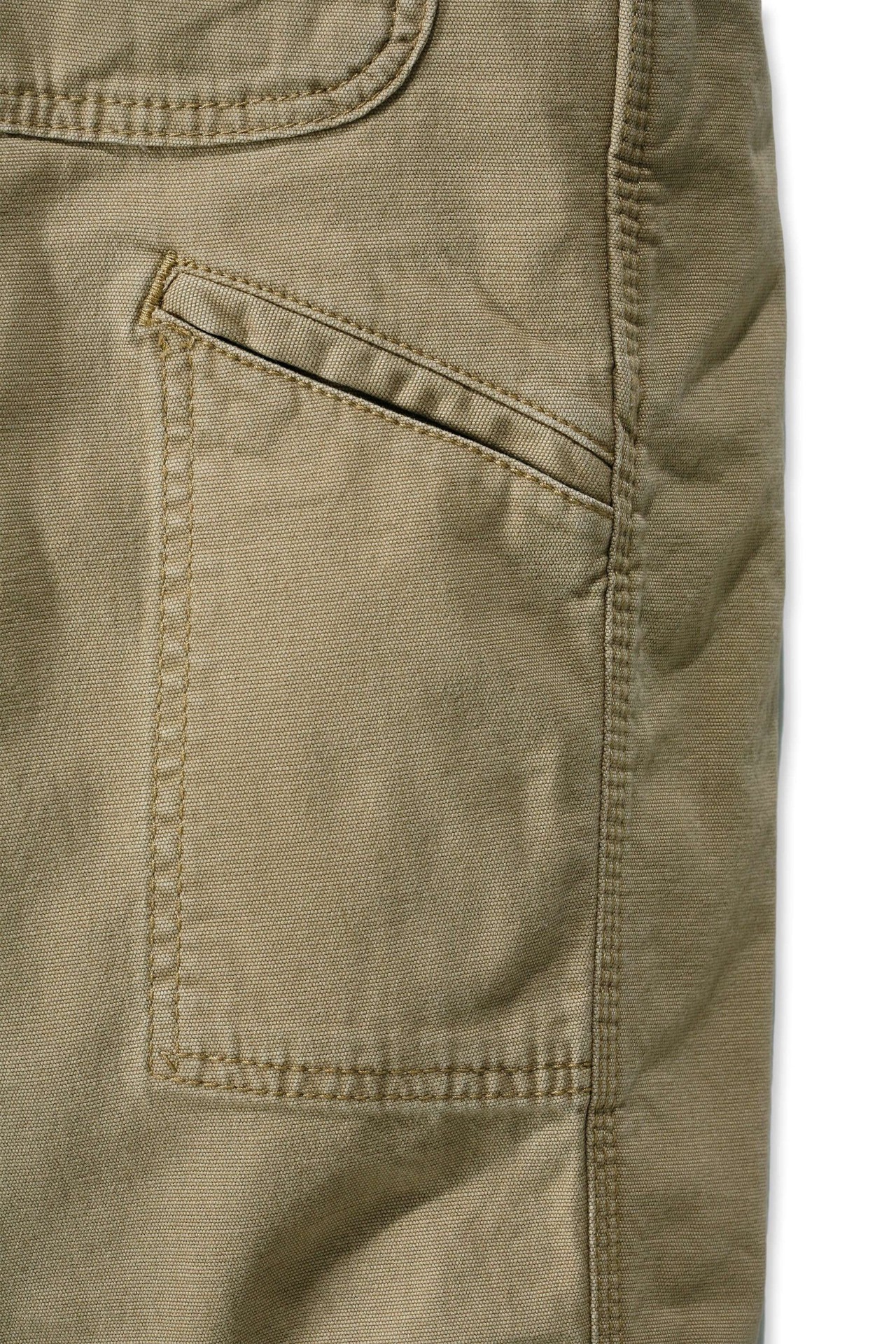 slide 4 of 6, Carhartt Men's Relaxed Fit Dark Khaki Canvas Work pants ( 30 x 30 ), 1 ct