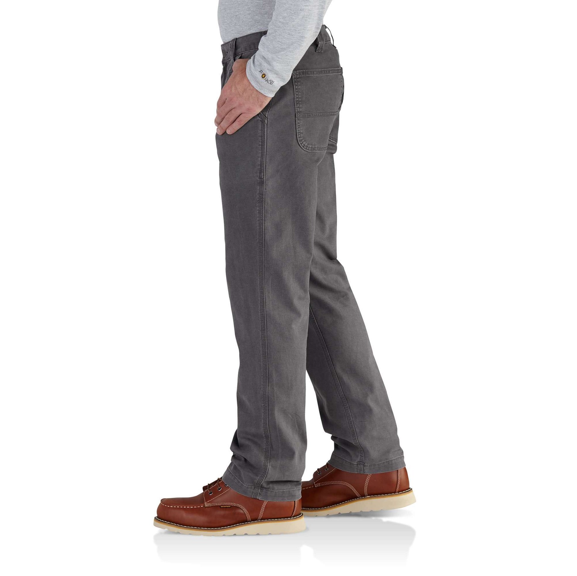 slide 3 of 6, Carhartt Men's Relaxed Fit Gravel Canvas Work pants ( 40 x 30 ), 1 ct