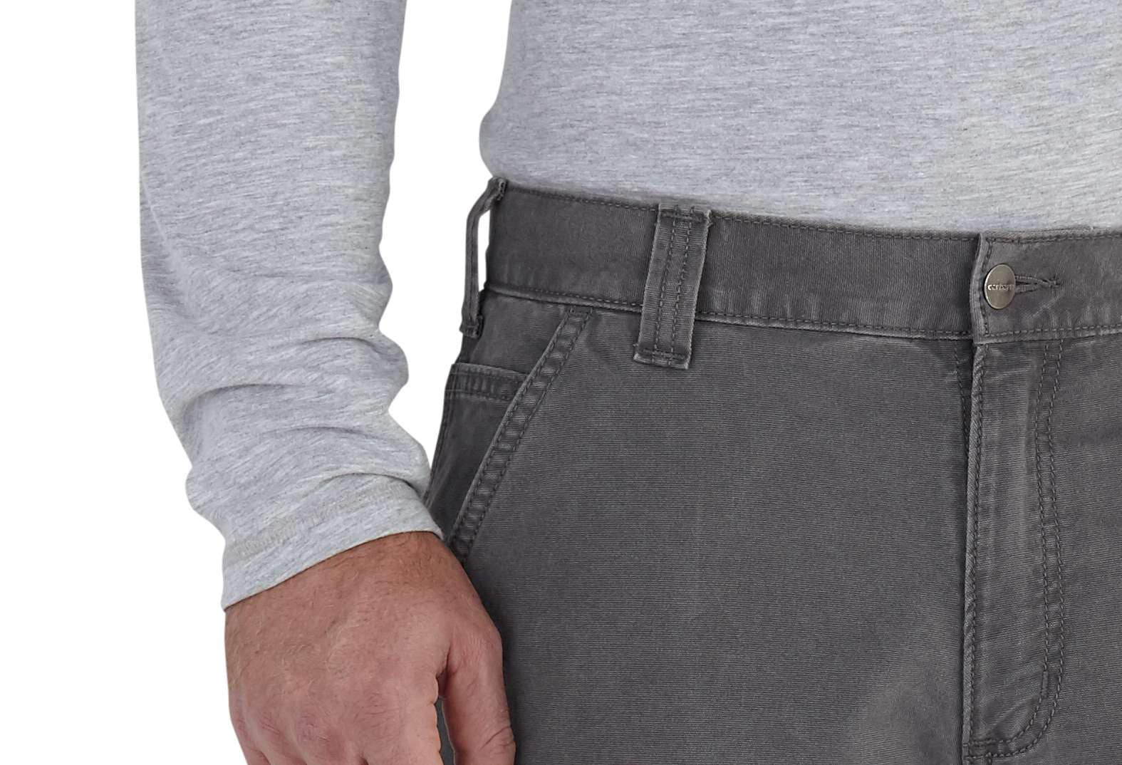 slide 6 of 6, Carhartt Men's Relaxed Fit Gravel Canvas Work pants ( 30 x 30 ), 1 ct