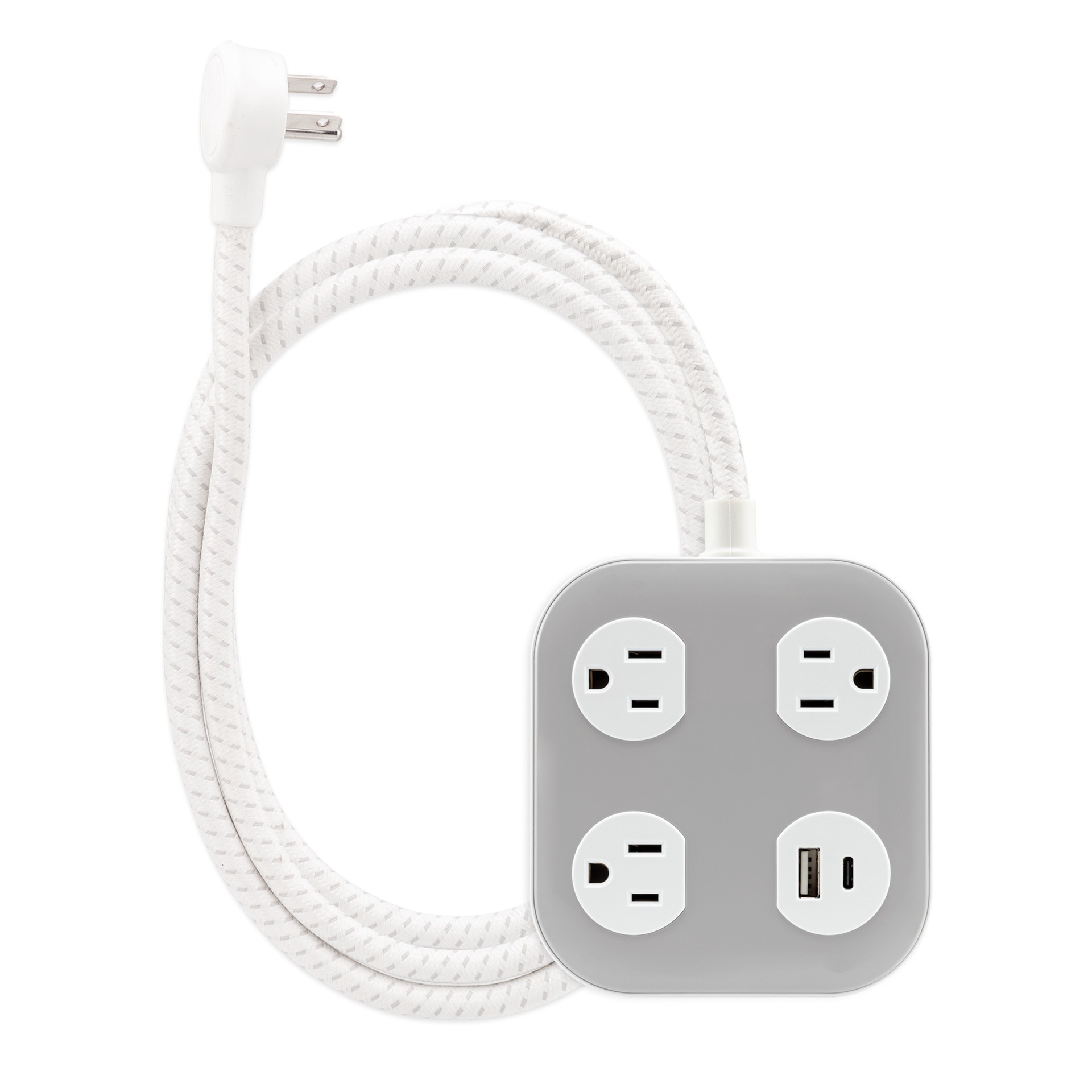 slide 1 of 6, Utilitech 6-ft Surge Protector 3 -Outlet 250 Joules 1875 -Watts White Indoor Wall tap Surge Protector, 1 ct